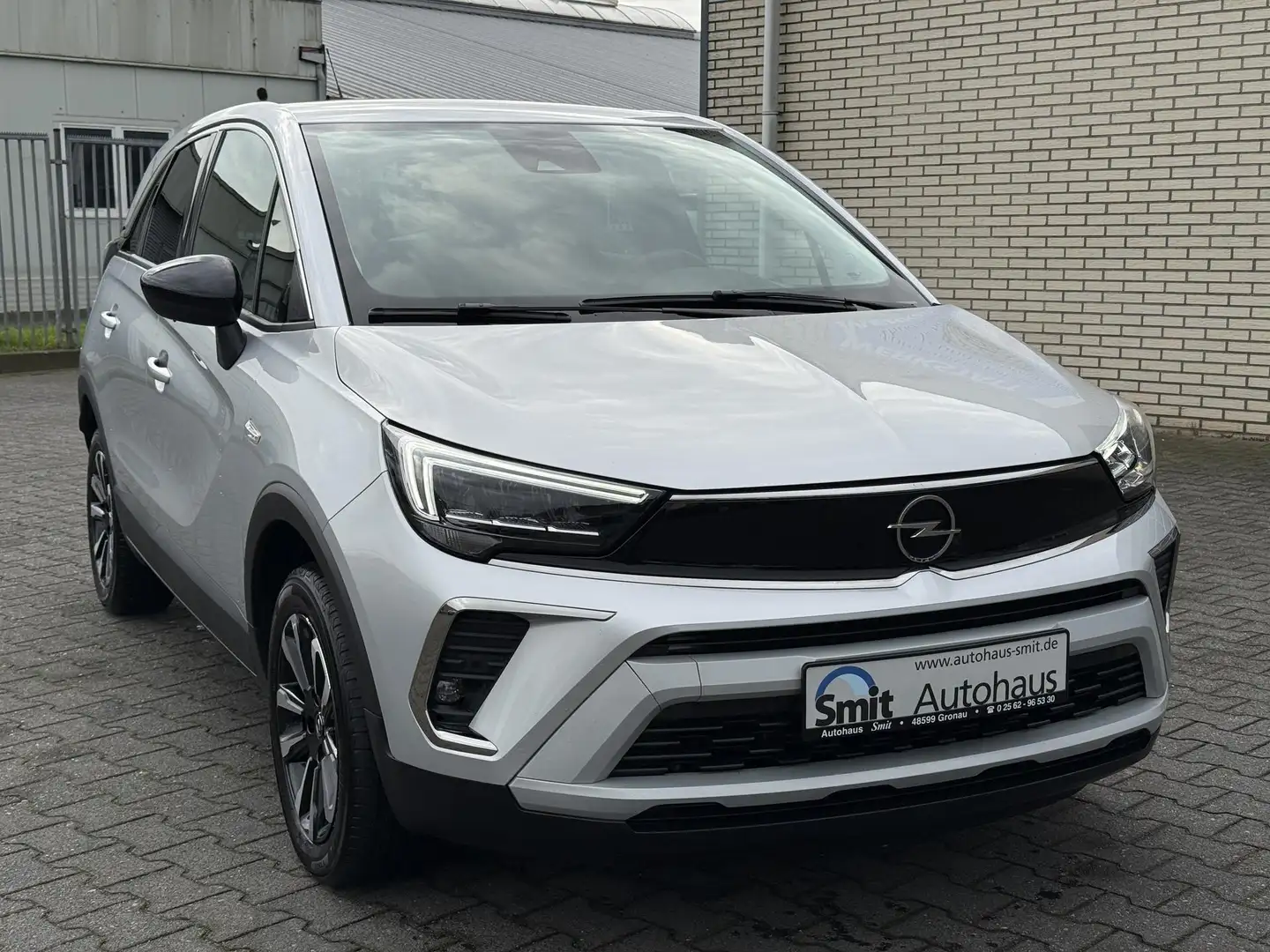 Opel Crossland Crossland 1.2 Turbo Elegance*LED*NAVI*KAMERA*PDC Silber - 1