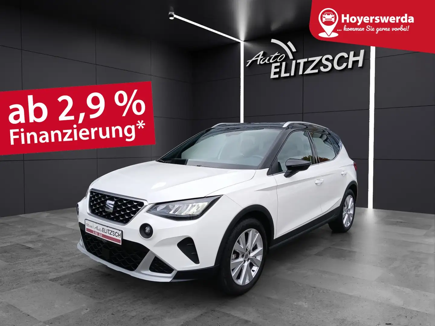 SEAT Arona TSI Xperience DSG LED AHK GRA PDC SH LM Weiß - 1