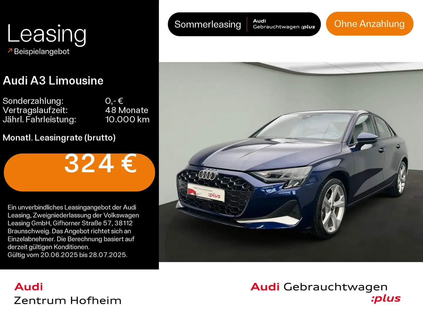 Audi A3 35 TDI advanced S tro*Facelift*LED* Blau - 1
