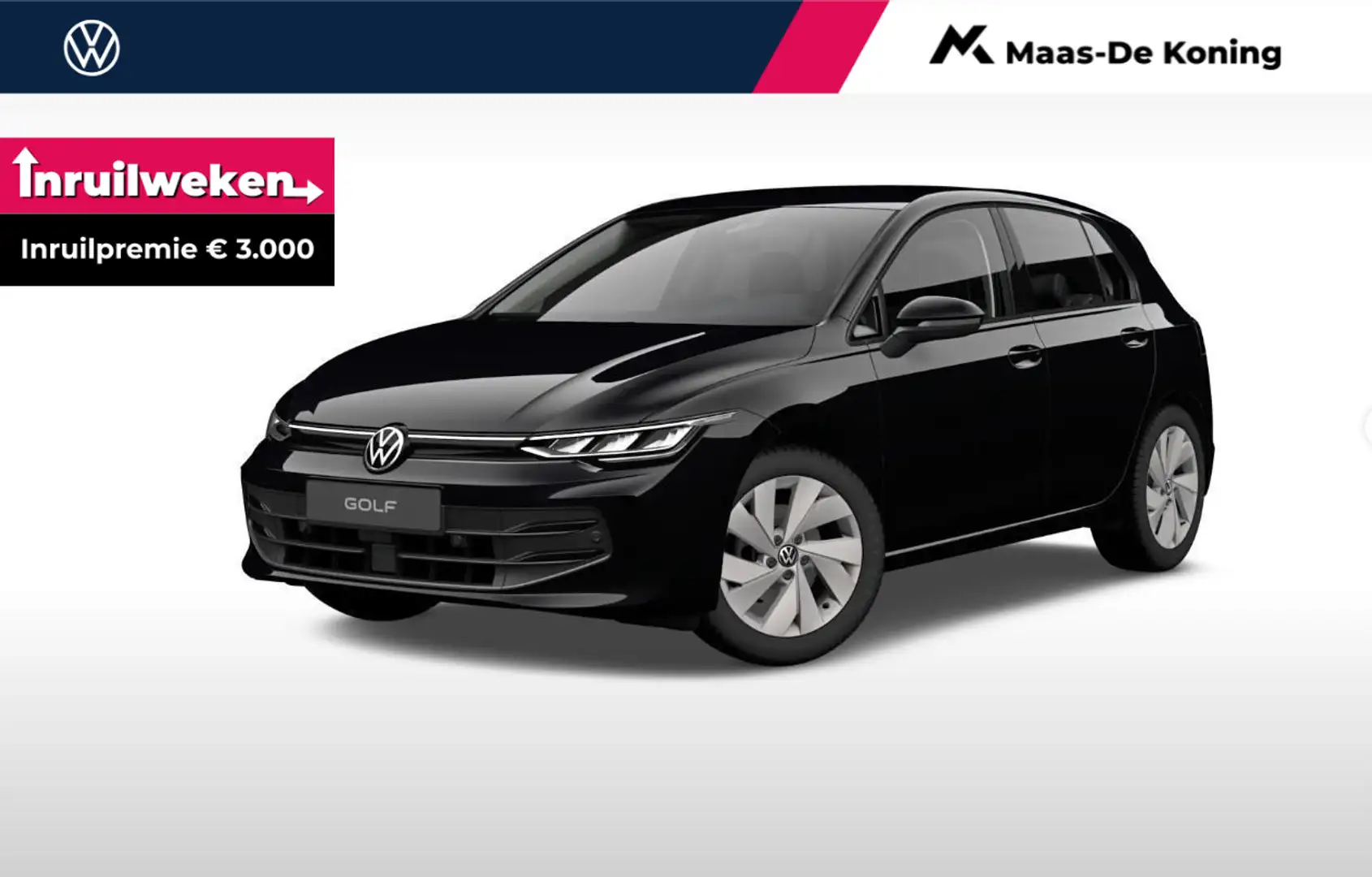 Volkswagen Golf Life Edition 1.5 TSI 116 pk 6 versn. Hand · Achter Zwart - 1
