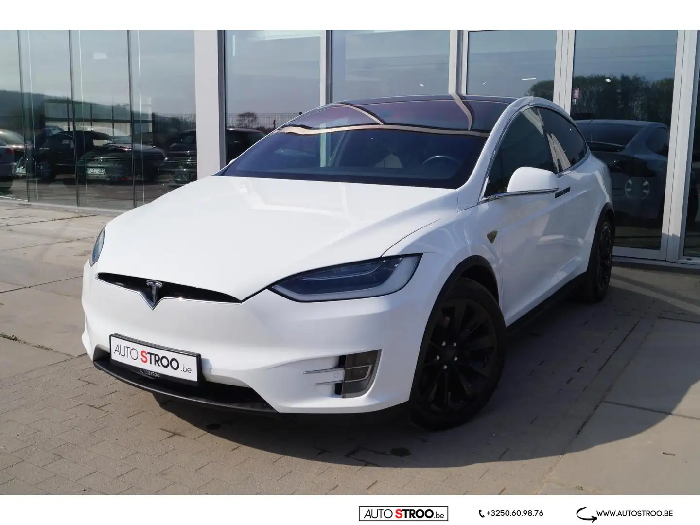 Tesla Model X 90 D 7SEATS PANO ACC full option Blanco - 1
