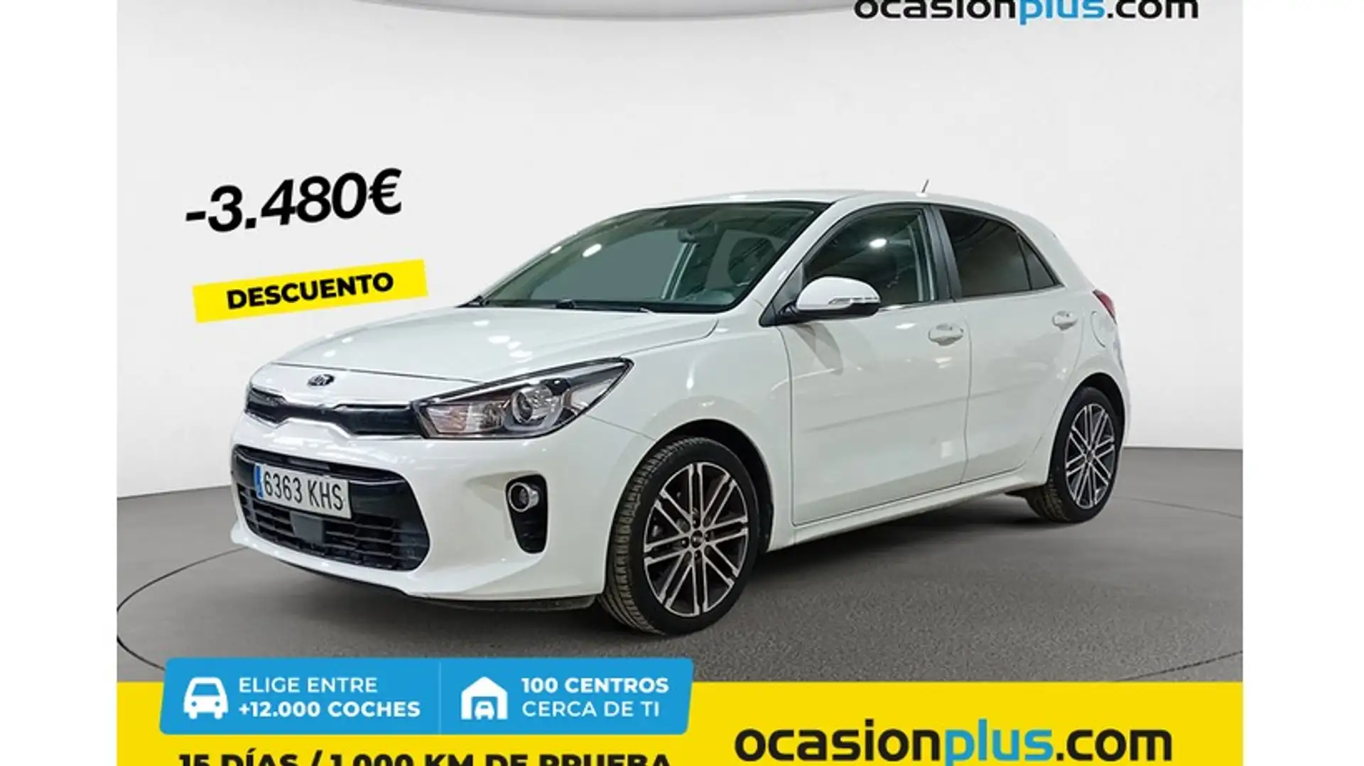 Kia Rio 1.0 T-GDi Eco-Dynamics Tech Blanc - 1