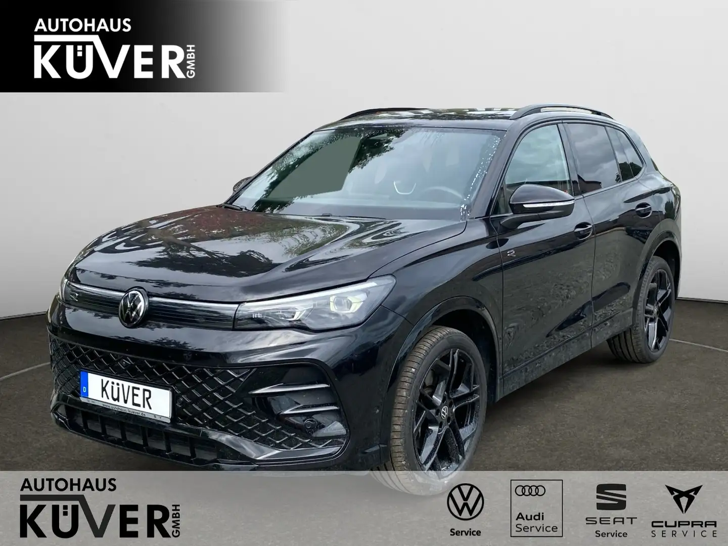 Volkswagen Tiguan R-Line 2.0 TDI DSG 4M+Navi+Pano+ACC+AHK Schwarz - 1