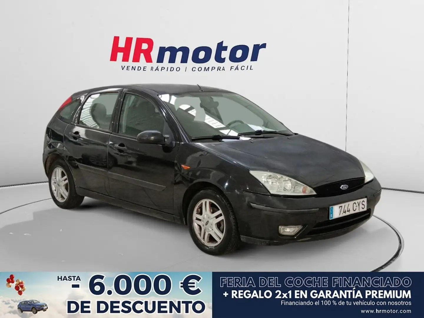 Ford Focus 1.6 Ghia Zwart - 1
