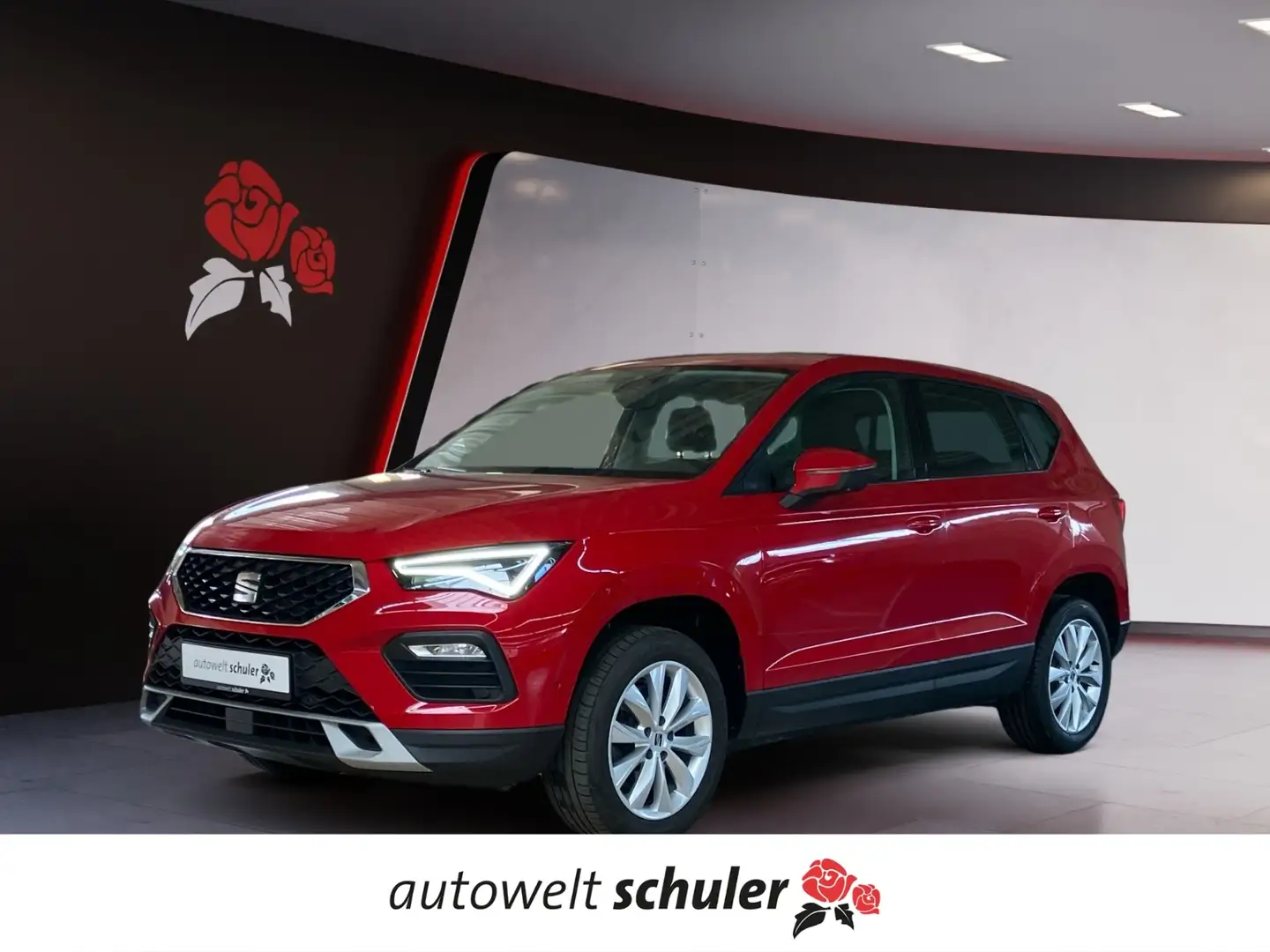 SEAT Ateca 2.0 TDI DSG Style AHK LED Navi ACC PDC Rojo - 1