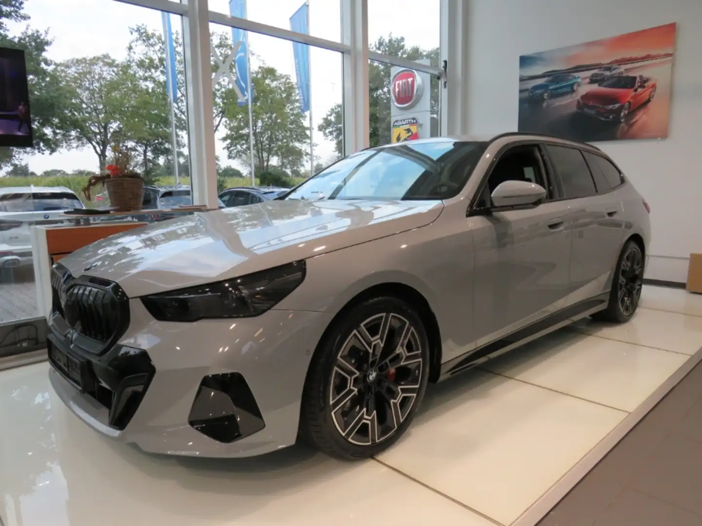 BMW 520 d Touring M-Sport Pro/Autobahnassistent/AHK Gris - 1