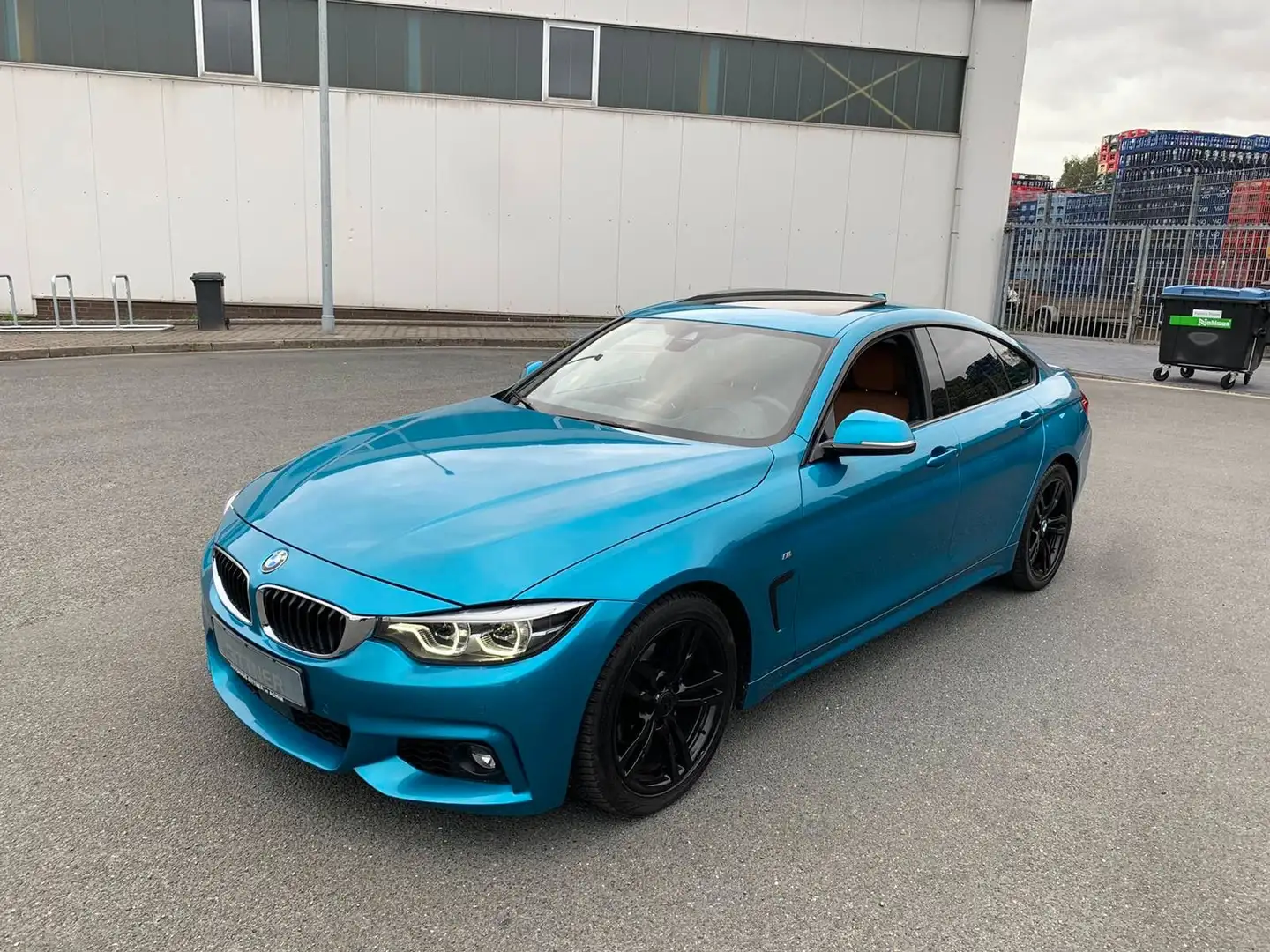 BMW 420 Gran Coupe 420 i M Sport Paket Navi LED Leder Blau - 1