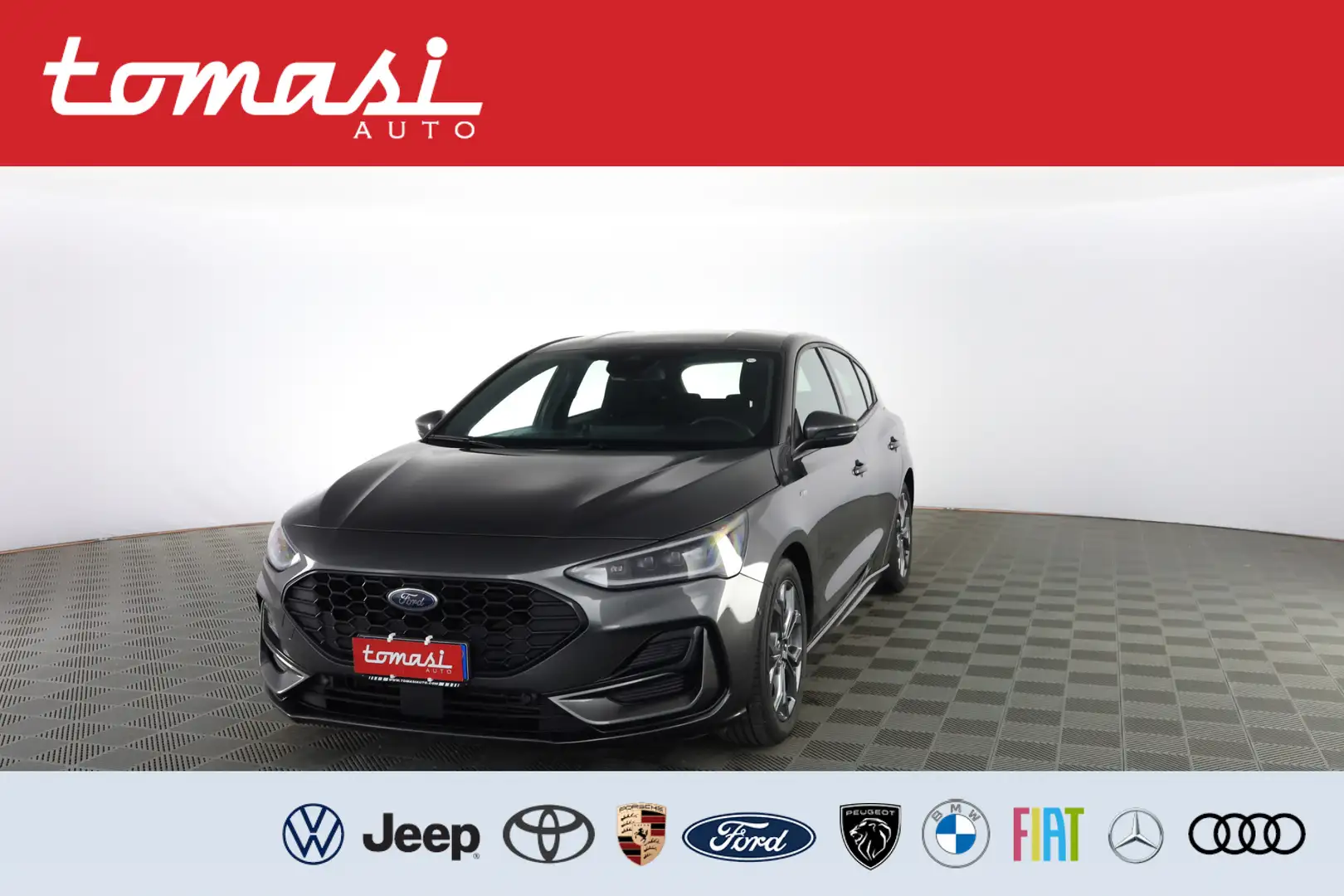 Ford Focus 1.0 EcoBoost Hybrid 125 CV Powershift 5p. ST-Line Grigio - 1