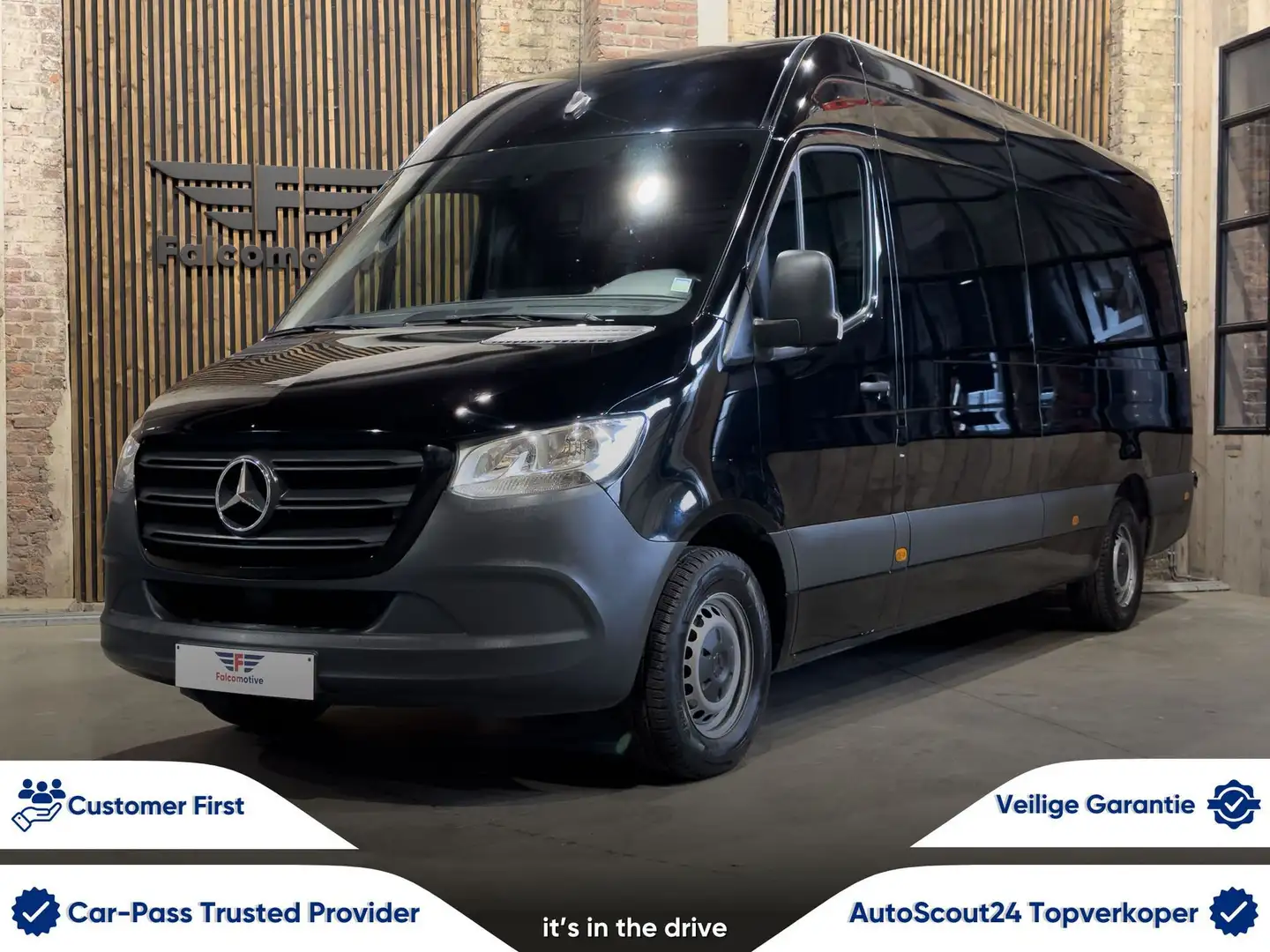 Mercedes-Benz Sprinter 316 CDI*2.1d*L3H2*CAMERA*CARPLAY*ZETELVERW.*AIRCO* Zwart - 1