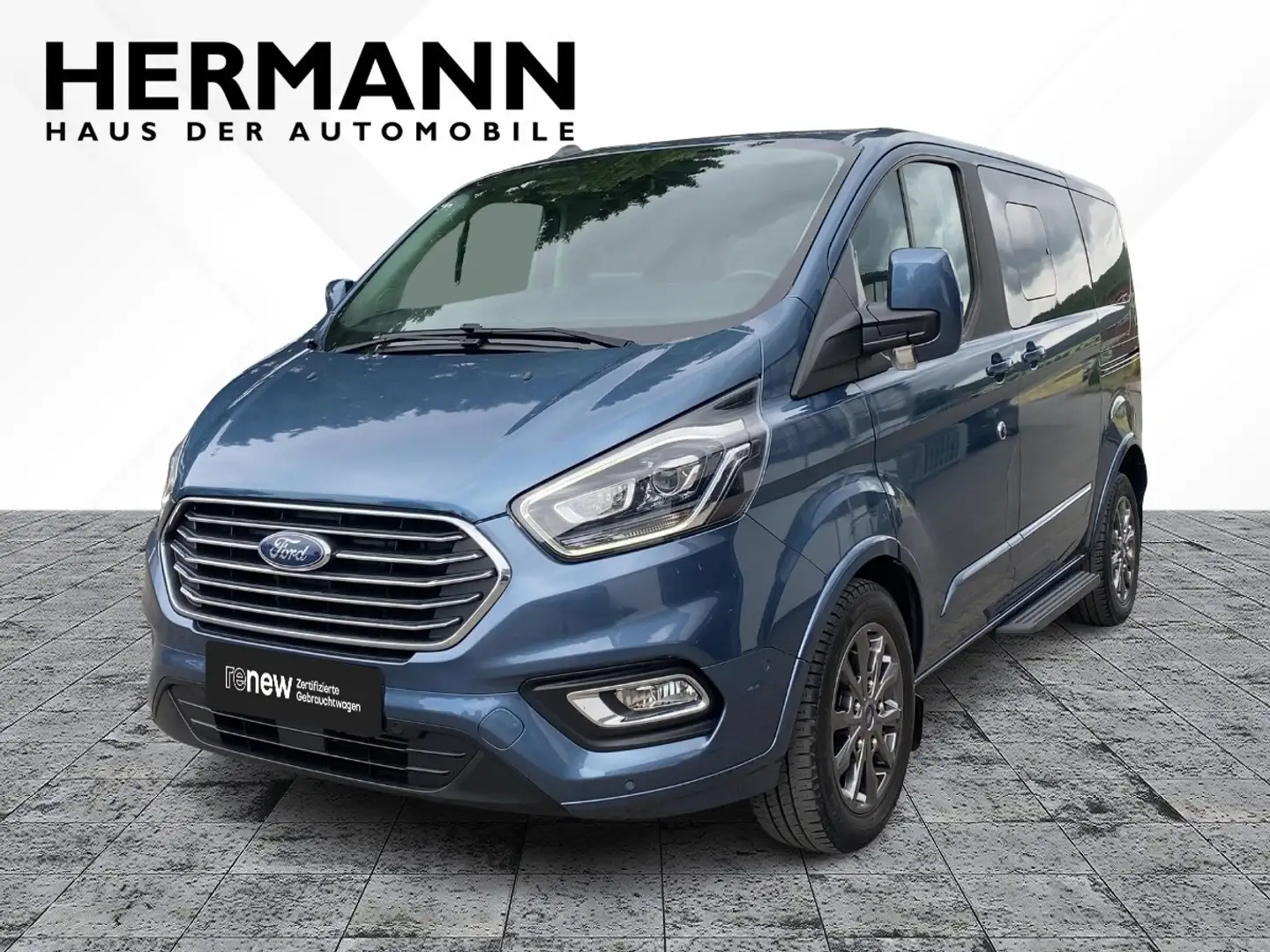 Ford Tourneo Custom Kombi 2.0 TDCI 320 L1 Titanium Blau - 1