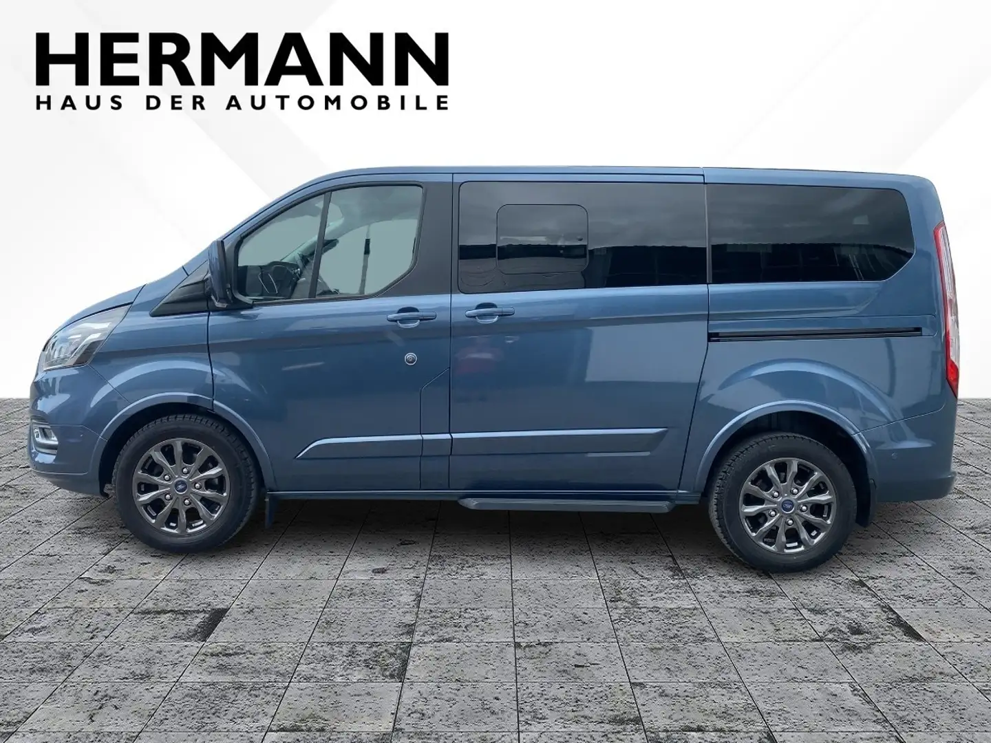 Ford Tourneo Custom Kombi 2.0 TDCI 320 L1 Titanium Blau - 2