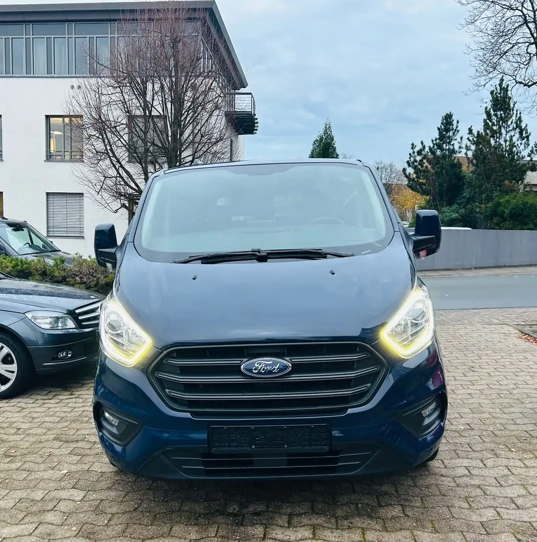Ford Transit /Tourneo Custom 320 L1  *9-Sitzer, Navi* Blau - 2