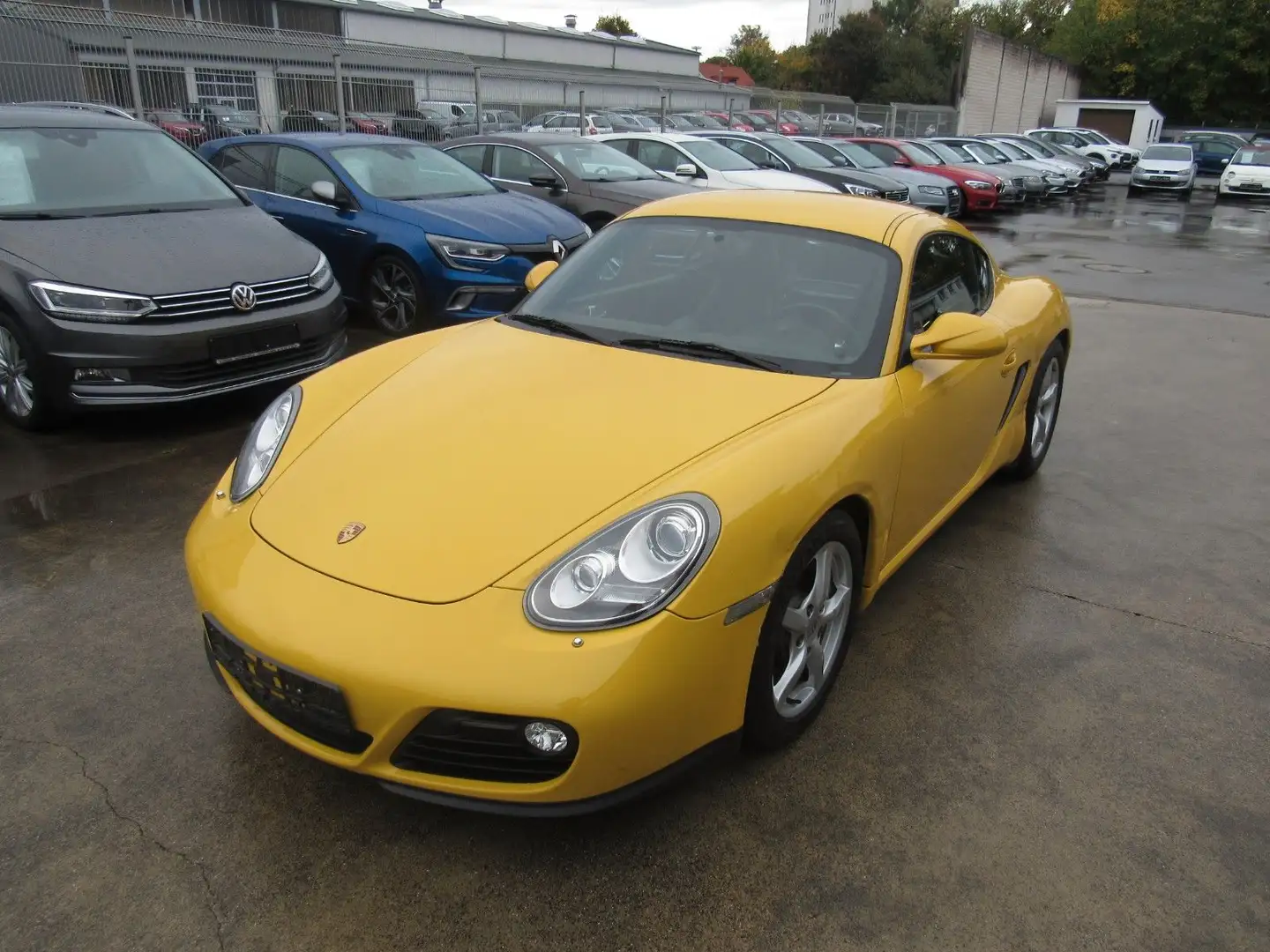 Porsche Cayman AUTOMATIK,KLIMA,LEDER. Jaune - 1