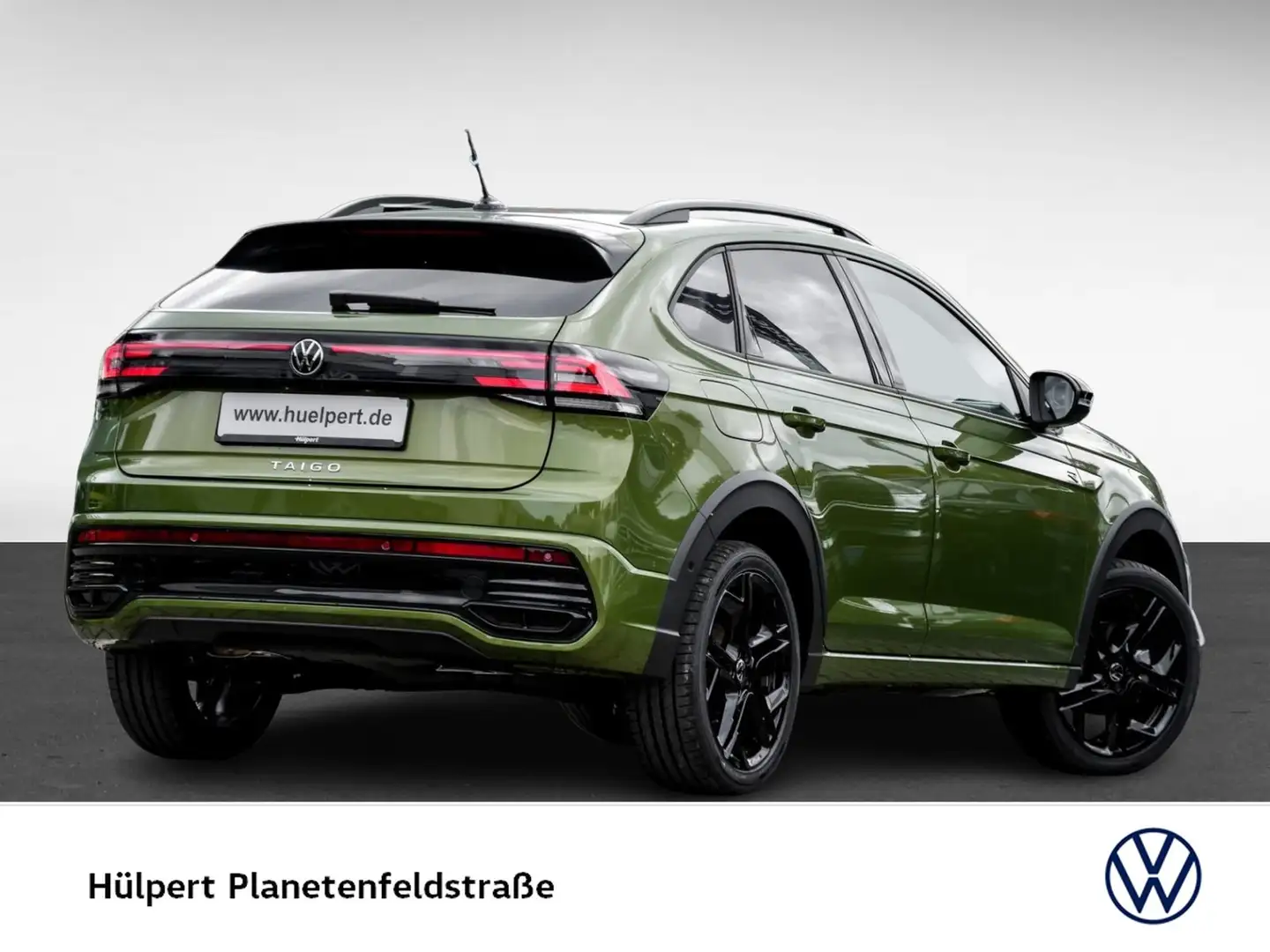 Volkswagen Taigo 1.5 R-LINE DSG BLACKSTYLE AHK CAM LM18 Grün - 2
