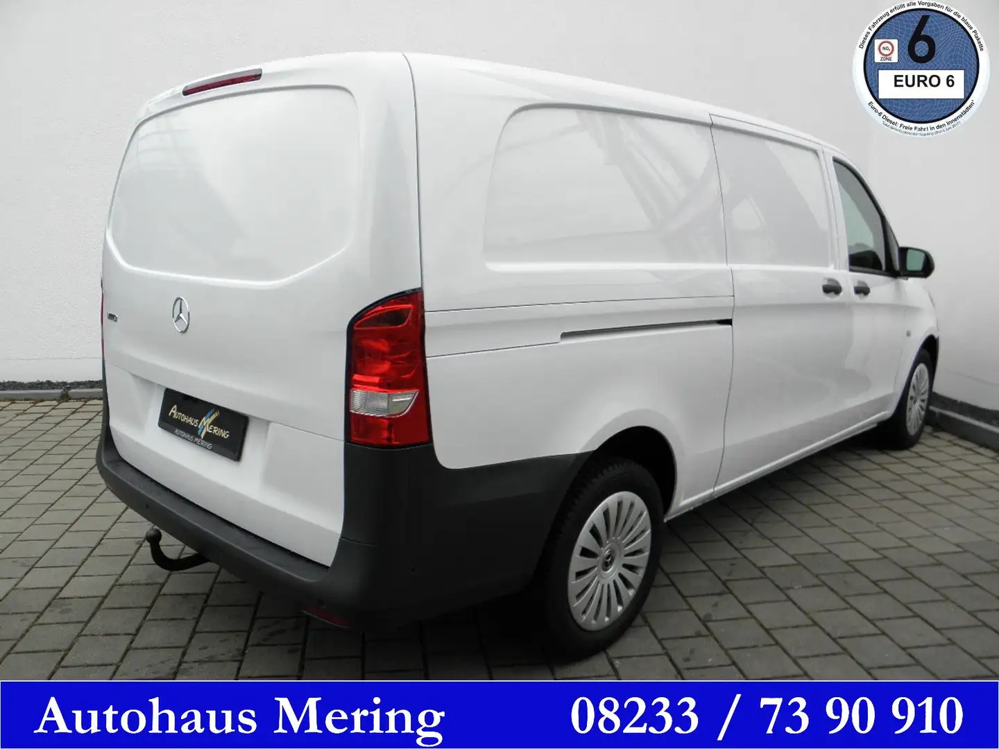 Mercedes-Benz Vito Kasten 116 extralang L3 Automati Kamera AHK Weiß - 2