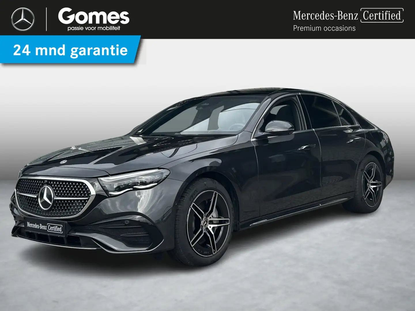 Mercedes-Benz E 300 e AMG Line | Panoramadak | Hyperscreen | Burmester Grijs - 1