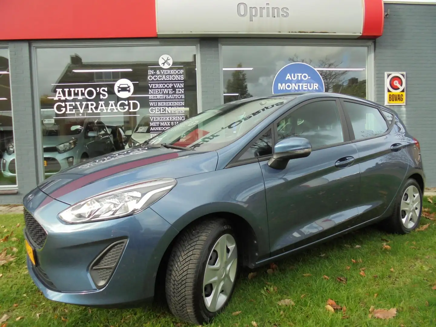 Ford Fiesta 1.1 Trend 63KW 5drs, Airco, Navigatie, NL-Auto. Bleu - 2