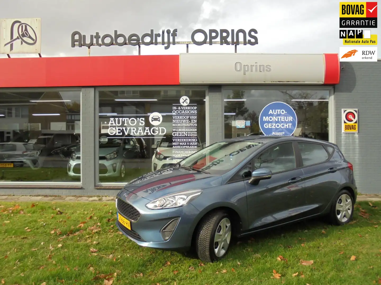 Ford Fiesta 1.1 Trend 63KW 5drs, Airco, Navigatie, NL-Auto. Bleu - 1