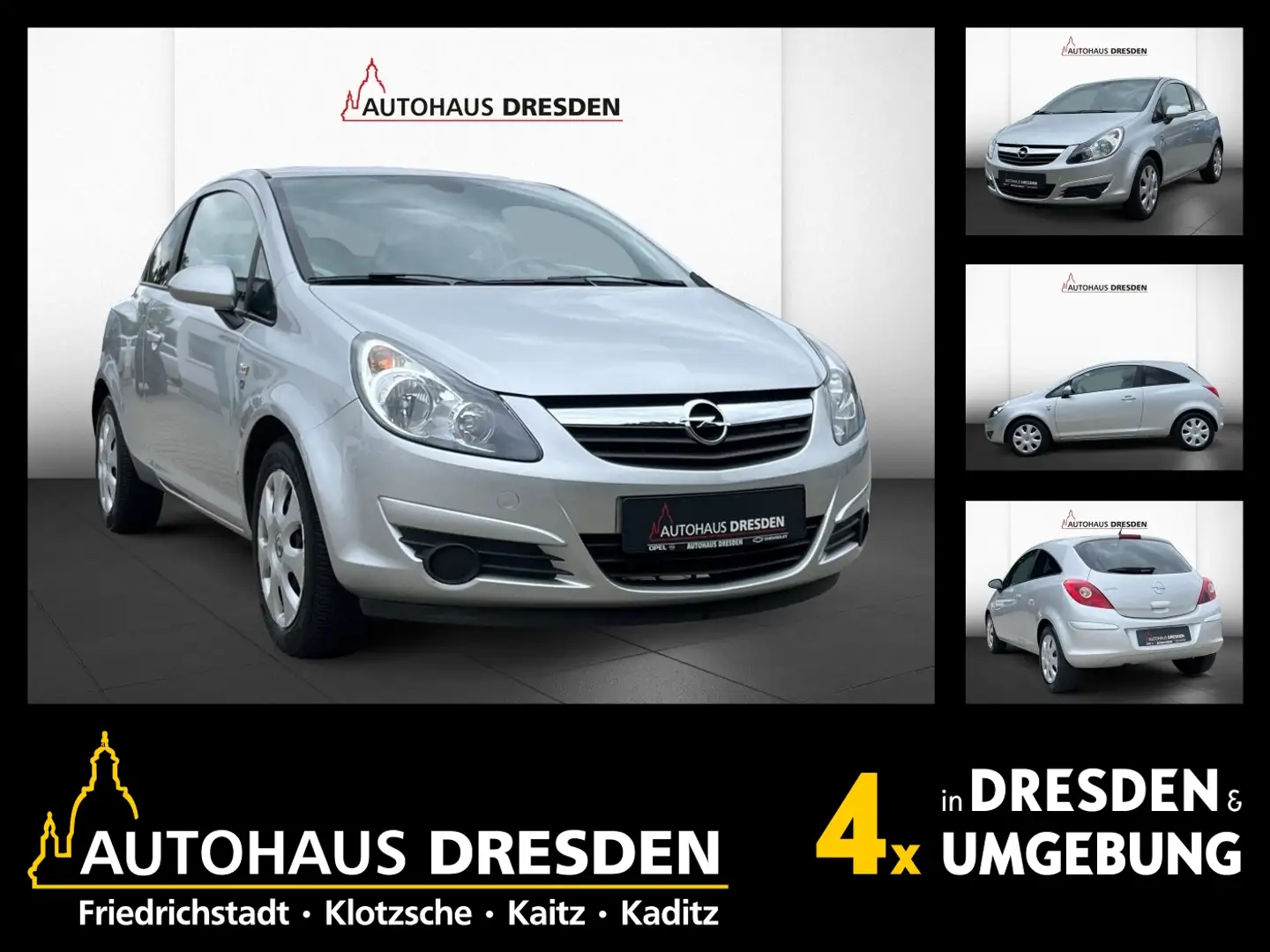 Opel Corsa D 1.4 KLIMA, TEMPOMAT Zilver - 1