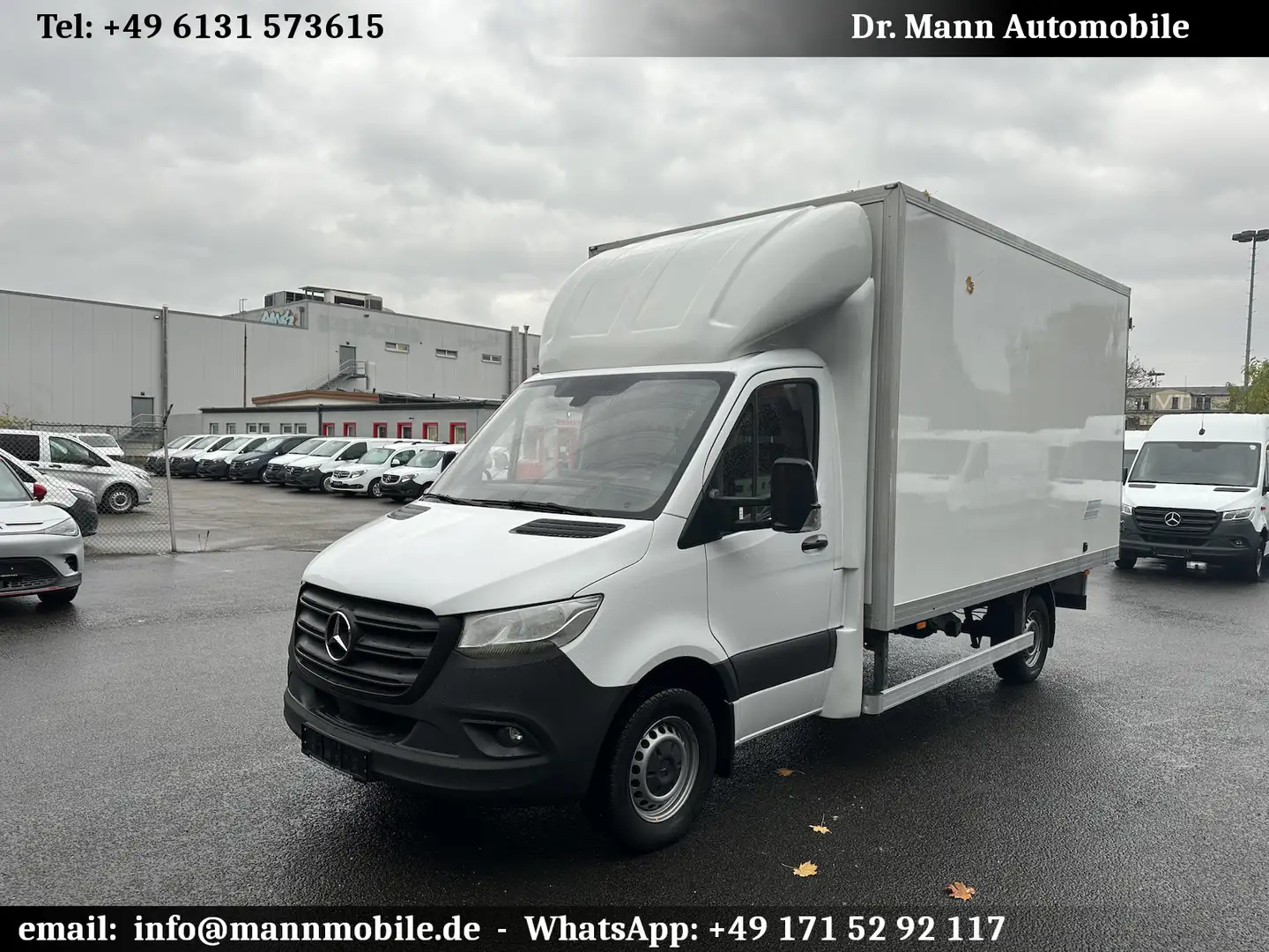 Mercedes-Benz Sprinter 315 CDI RWD L3 Maxi Koffer Dachspoiler Blanc - 1