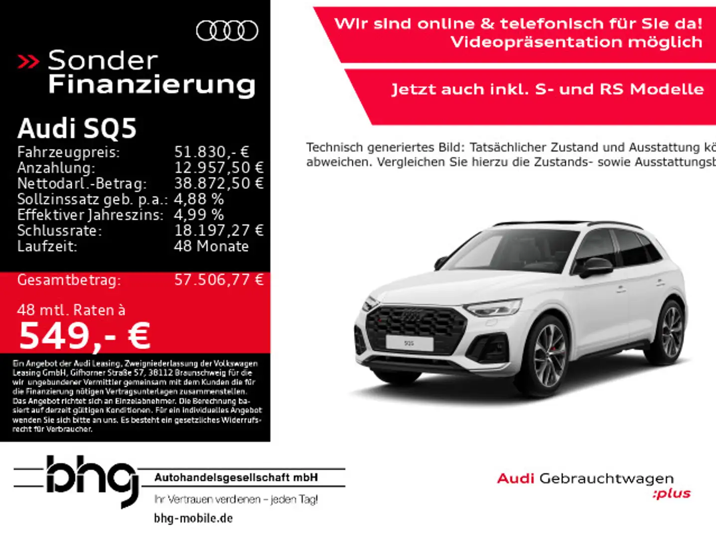 Audi SQ5 3,0 TDI  q tiptronic Weiß - 1