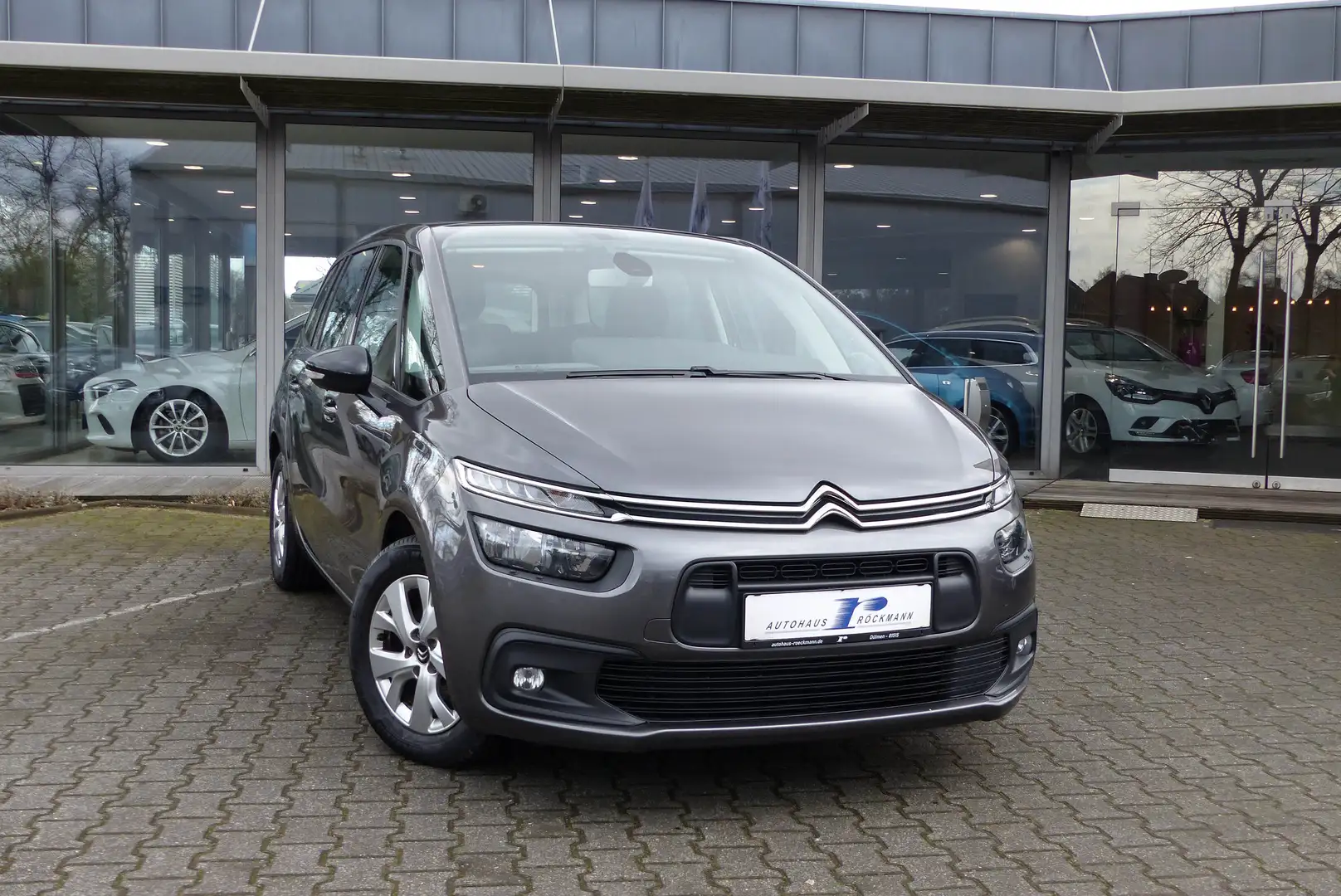 Citroen Grand C4 SpaceTourer 7 Sitzer Navi DAB App PDC SHZ Tempo Grau - 1