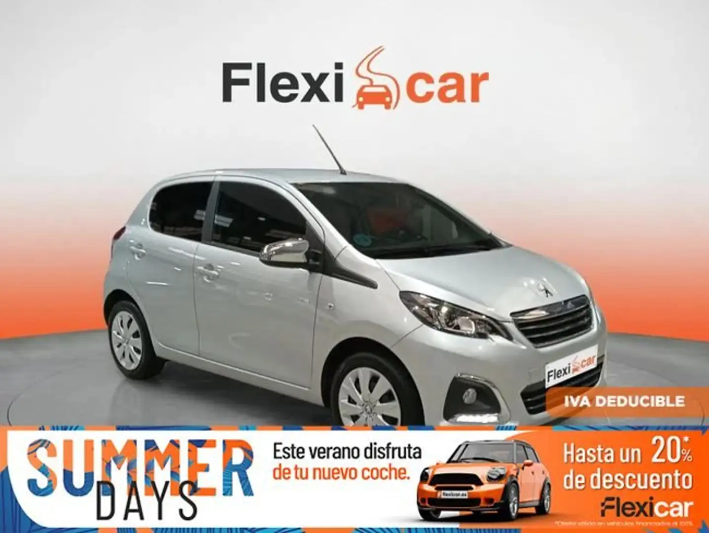 Peugeot 108 Active+VTi+52kW+%2872CV%29 Gris - 1