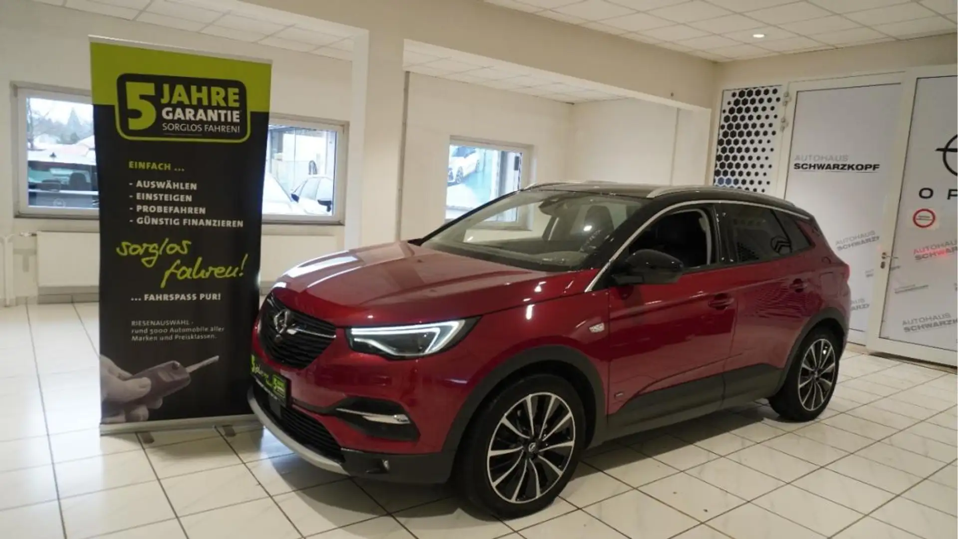 Opel Grandland 1.6T Hybrid AHK,Navi,Sitzbelüftung Rot - 2