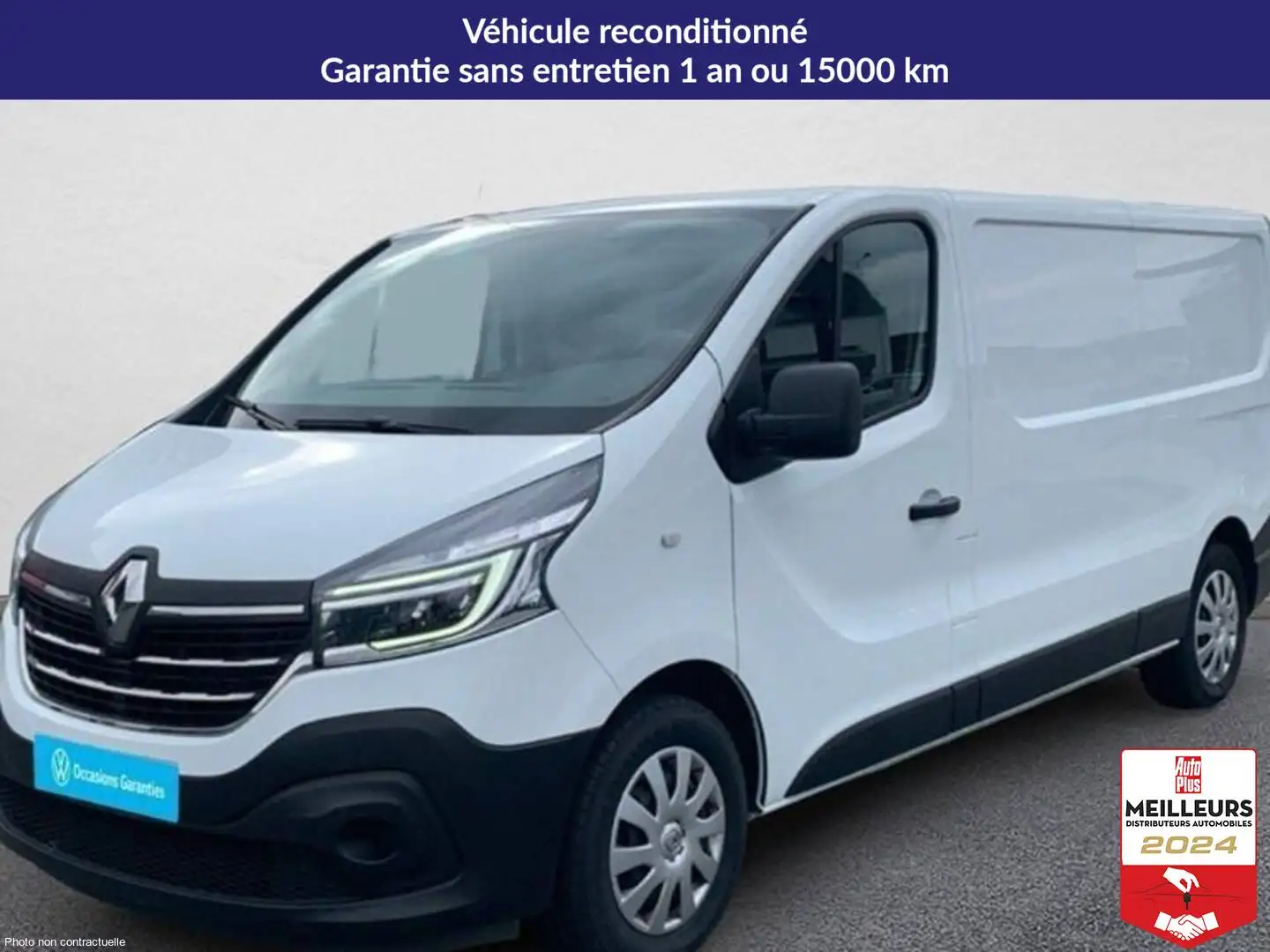 Renault Trafic Fgn l2h1 1300 kg dci 120 grand confort Blanc - 1