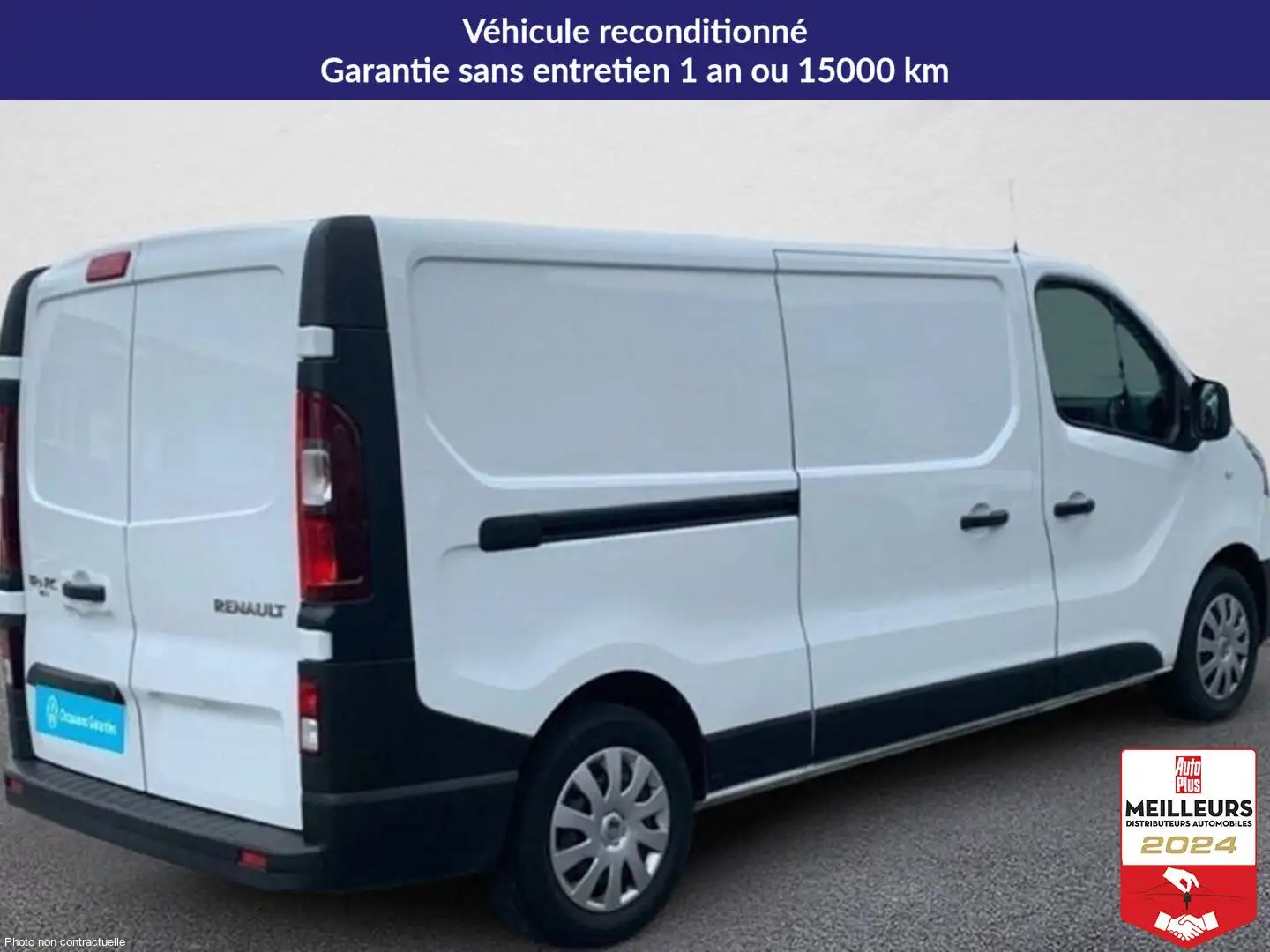 Renault Trafic Fgn l2h1 1300 kg dci 120 grand confort Blanc - 2