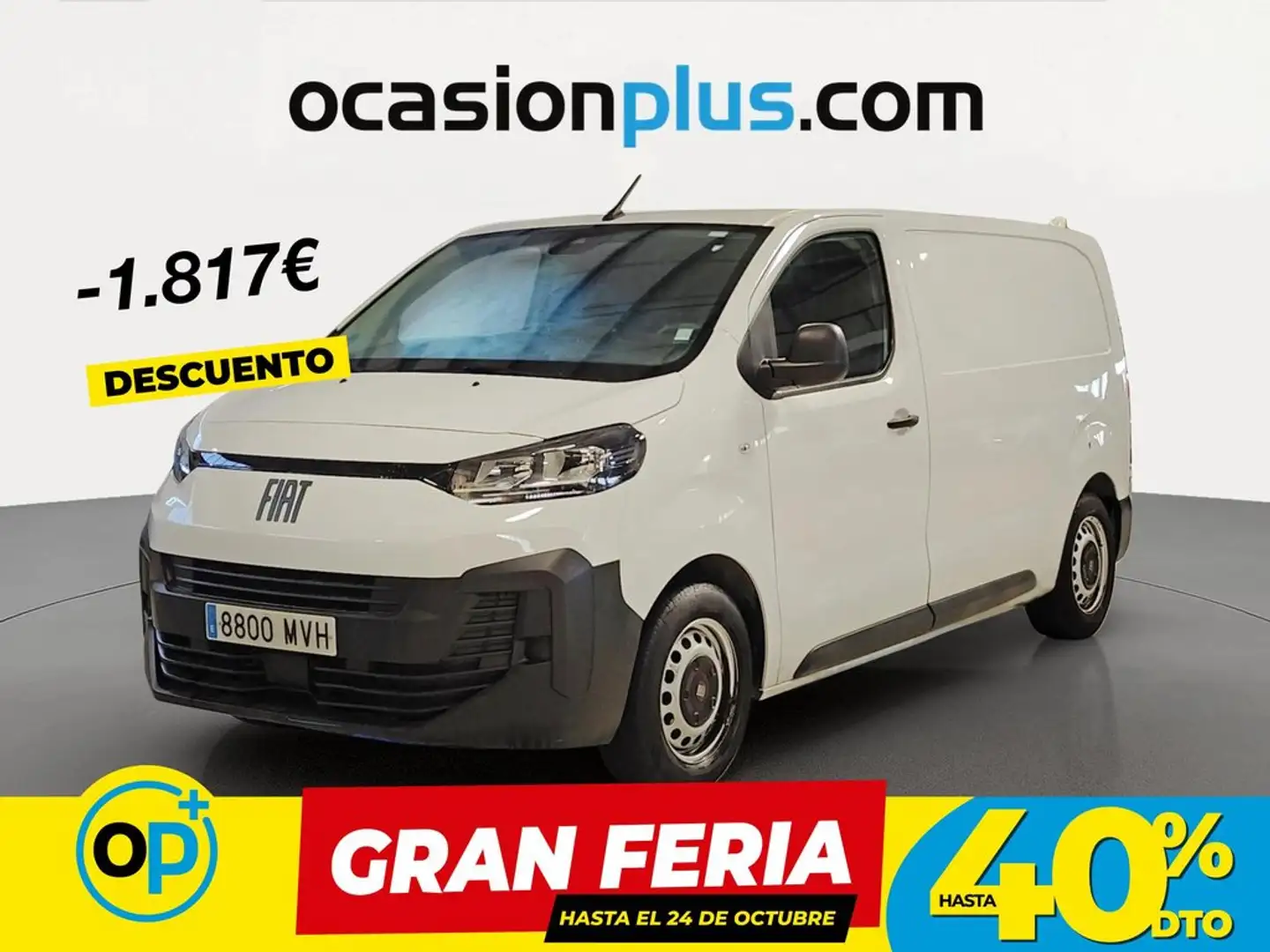 Fiat Scudo Furgón 1.5BlueHDI S&S L2 H1 88KW Blanco - 1
