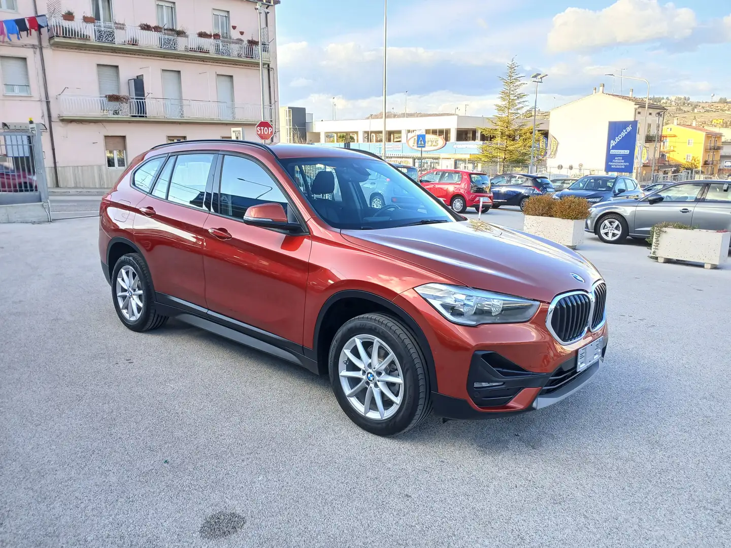 BMW X1 X1 BMW SDRIVE 16D BUSINESS ADVANTAGE 116CV 2020 Arancione - 1
