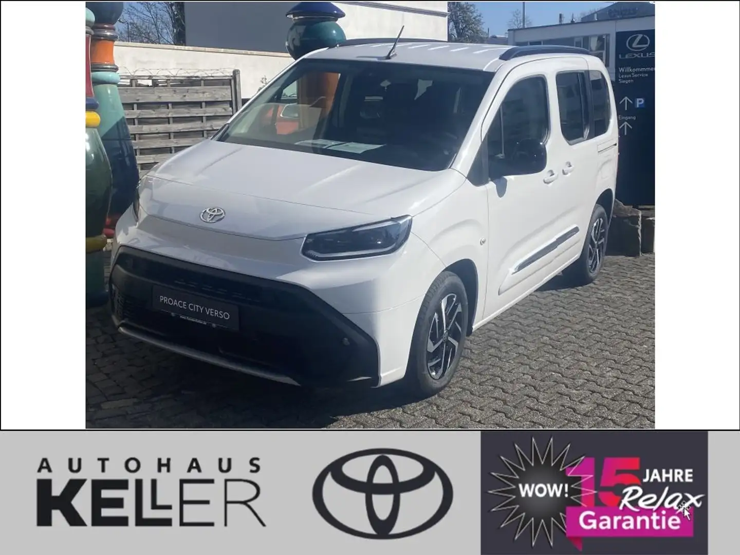 Toyota Proace City Verso 1.2 Turbo L1 Team Deutschland Weiß - 1