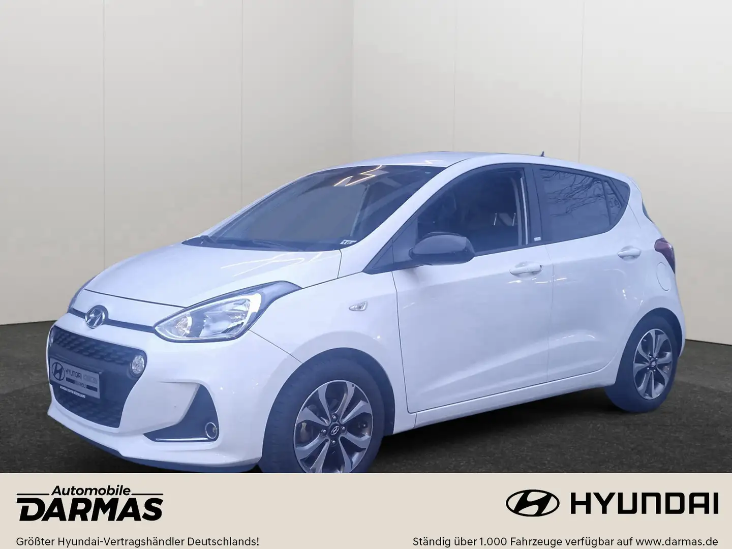 Hyundai i10 1,0 YES Plus Navi/PDC Klimaa/Sitzh./Tempom. Weiß - 1