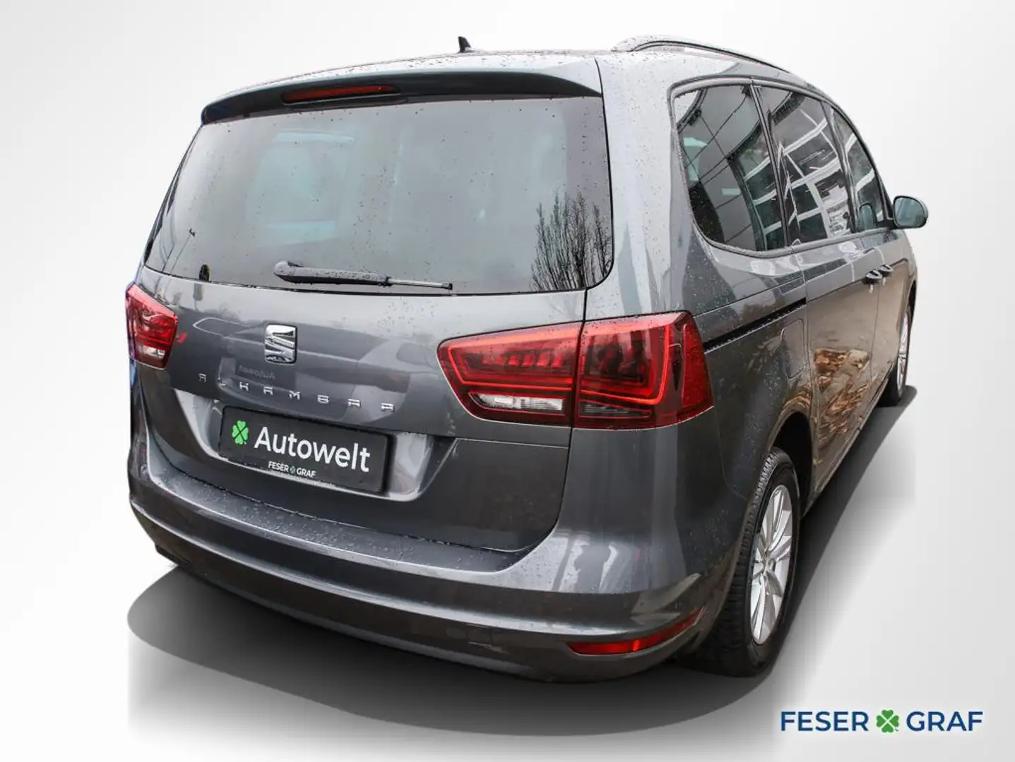 SEAT Alhambra 2.0 TDI Style AHK Nav RüKa Sitzh Standh Grigio - 2
