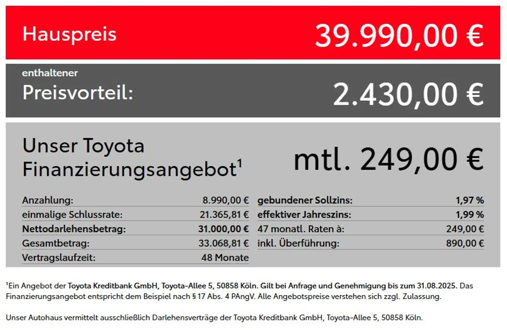 Toyota C-HR - 2,0 l Hybrid Teamplayer *1,99%* Rouge - 1