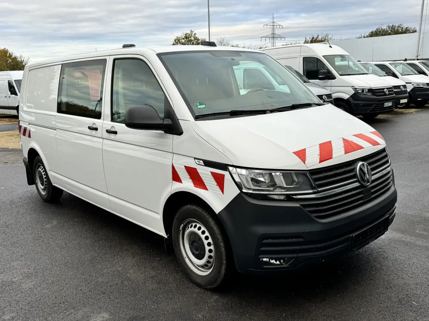 Volkswagen T6 Transporter 6.1 Kasten TDI LR Werkstatt*AHK Blanc - 2