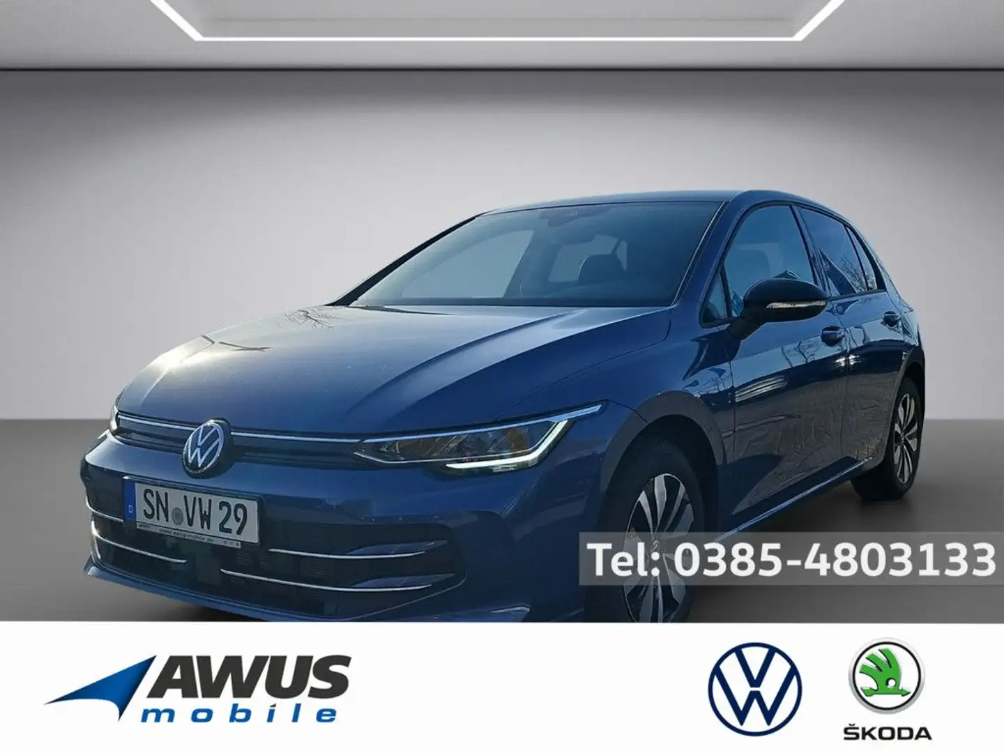 Volkswagen Golf VIII 1.5eTSI DSG Goal FACELIFT Blau - 1