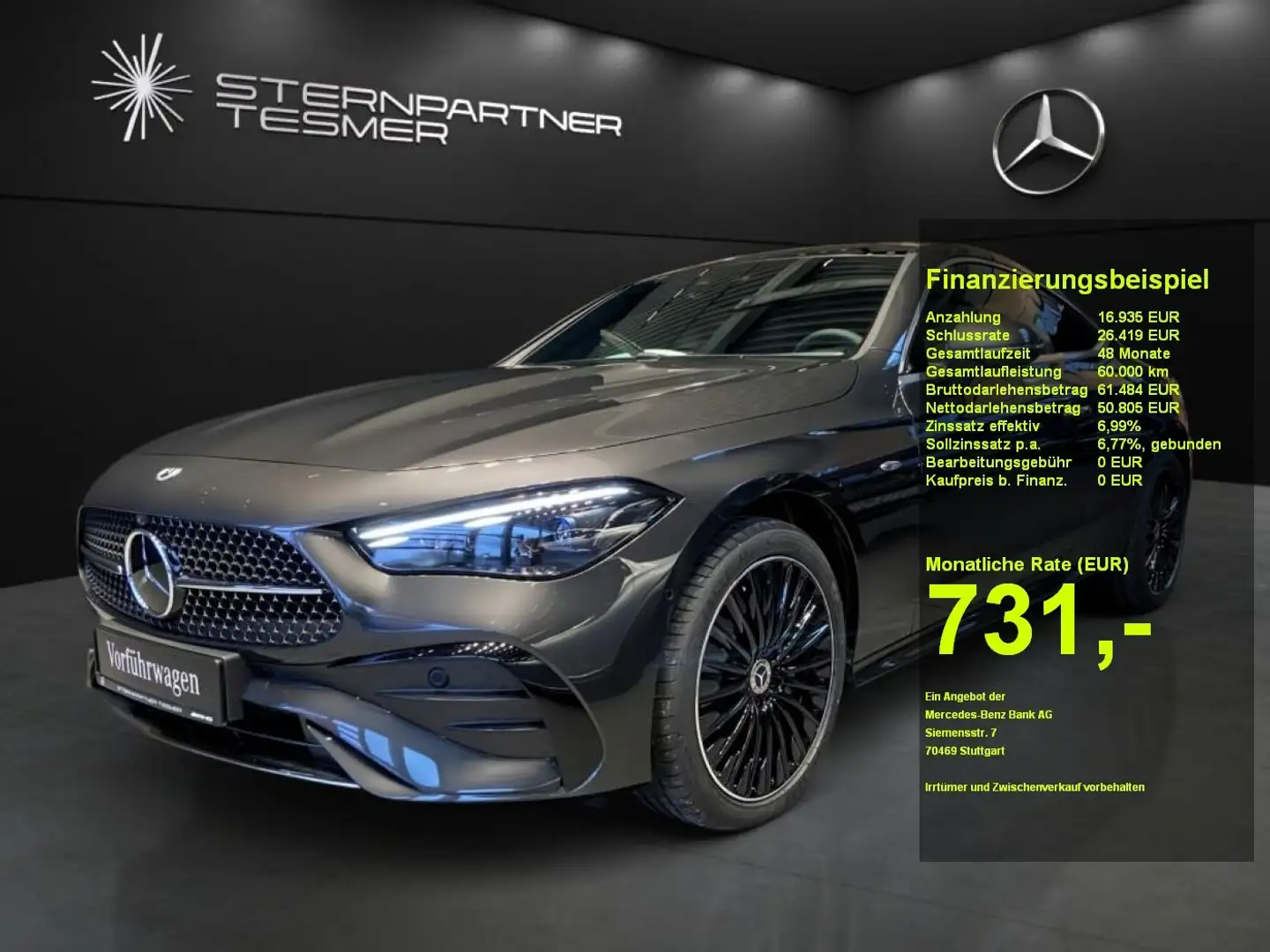 Mercedes-Benz CLE 300 e AMG+PanoD+Memory+360°+Distro.+Burmeste Gri - 1