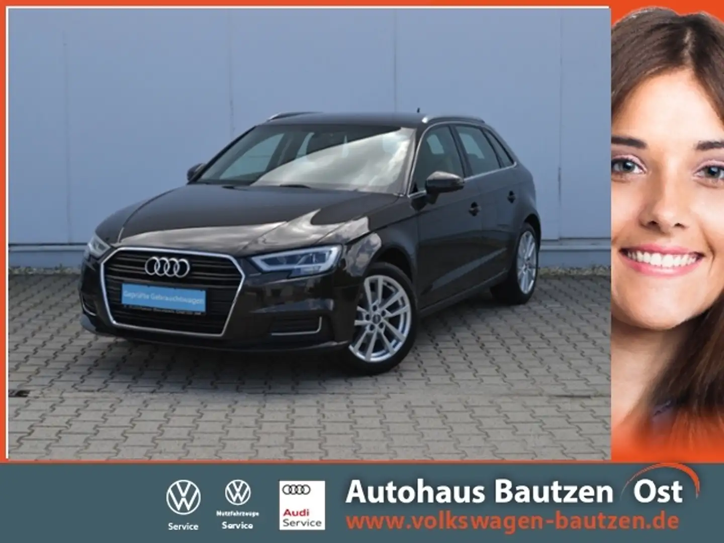 Audi A3 Sportback 1.4 TFSI 150 PS S-tronic Design LED/17- Braun - 1