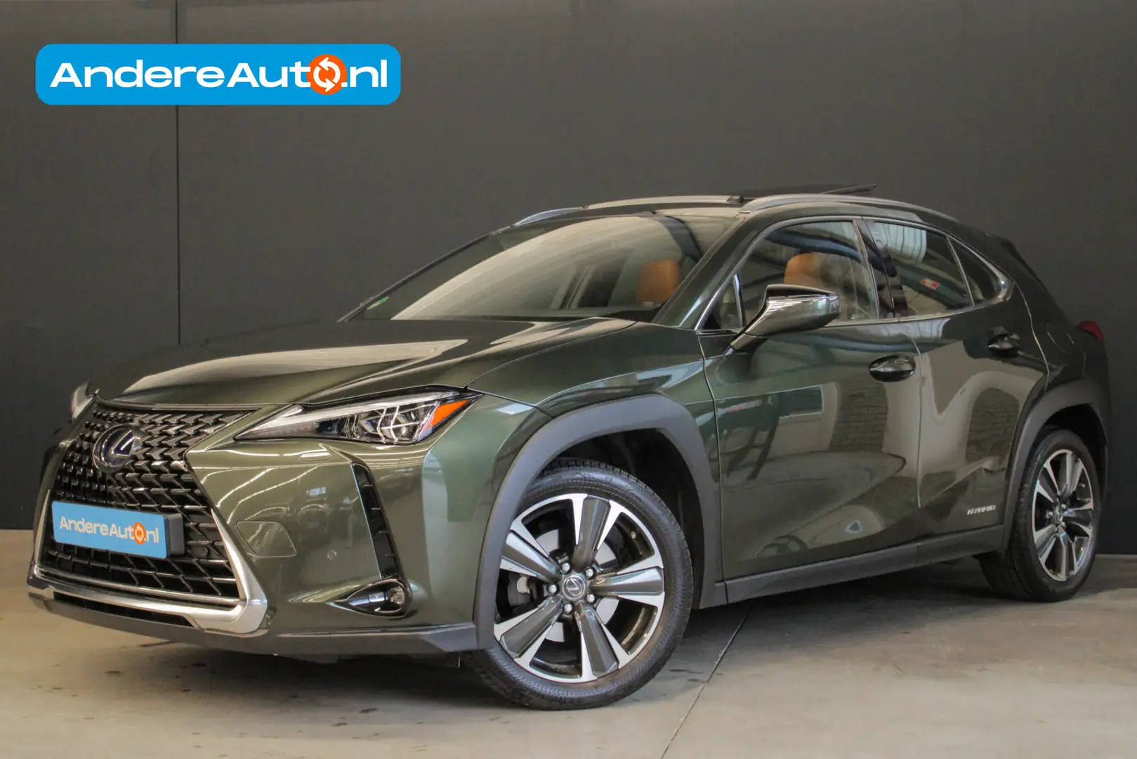 Lexus UX 250h Executive Line |trekhaak|leder|schuifdak|elek klep Groen - 1