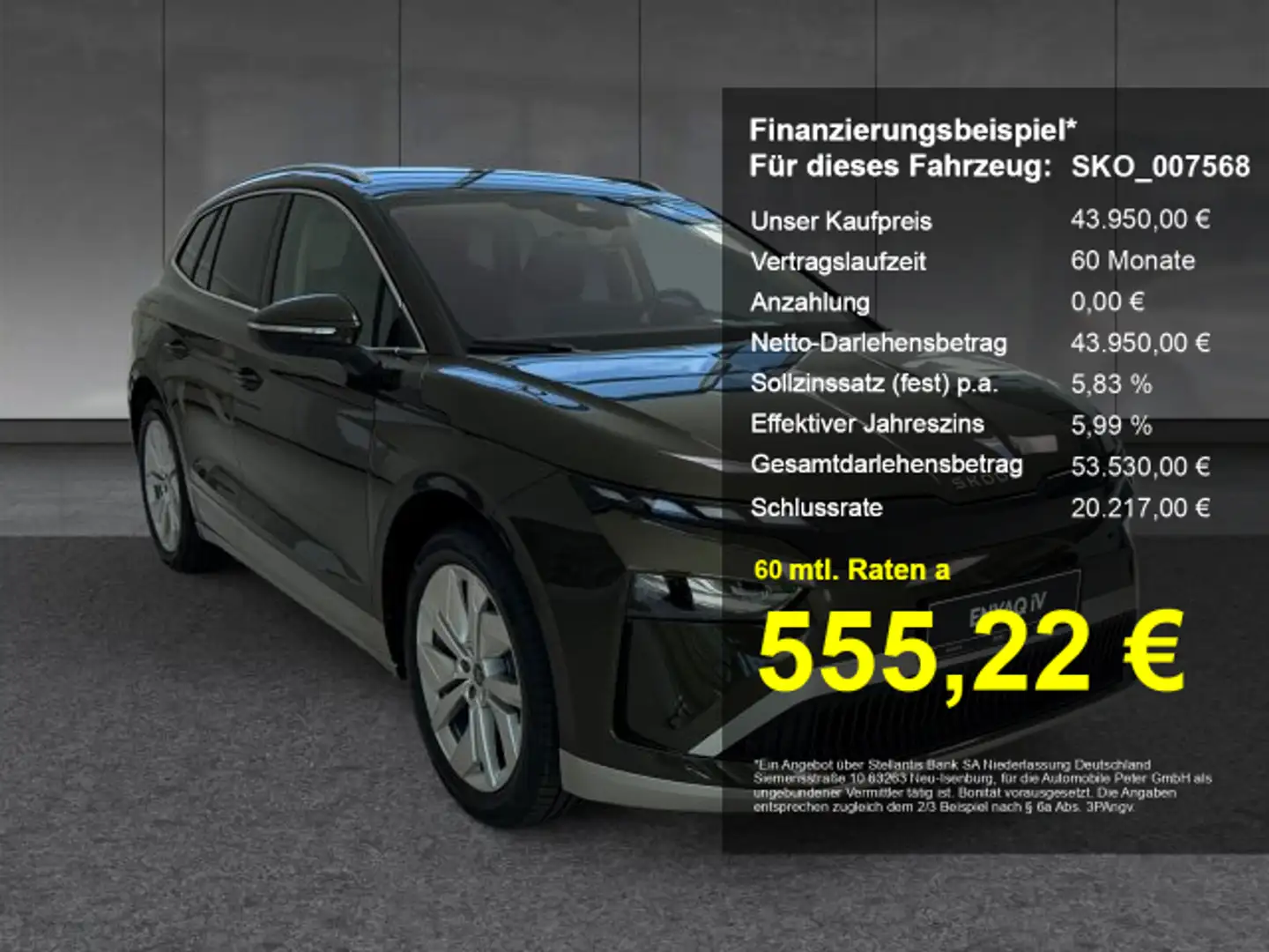 Skoda Enyaq ENYAQ IV 60 FL LOFT **AHK*MATRIX*MASSAGE*NAVI** Vert - 1