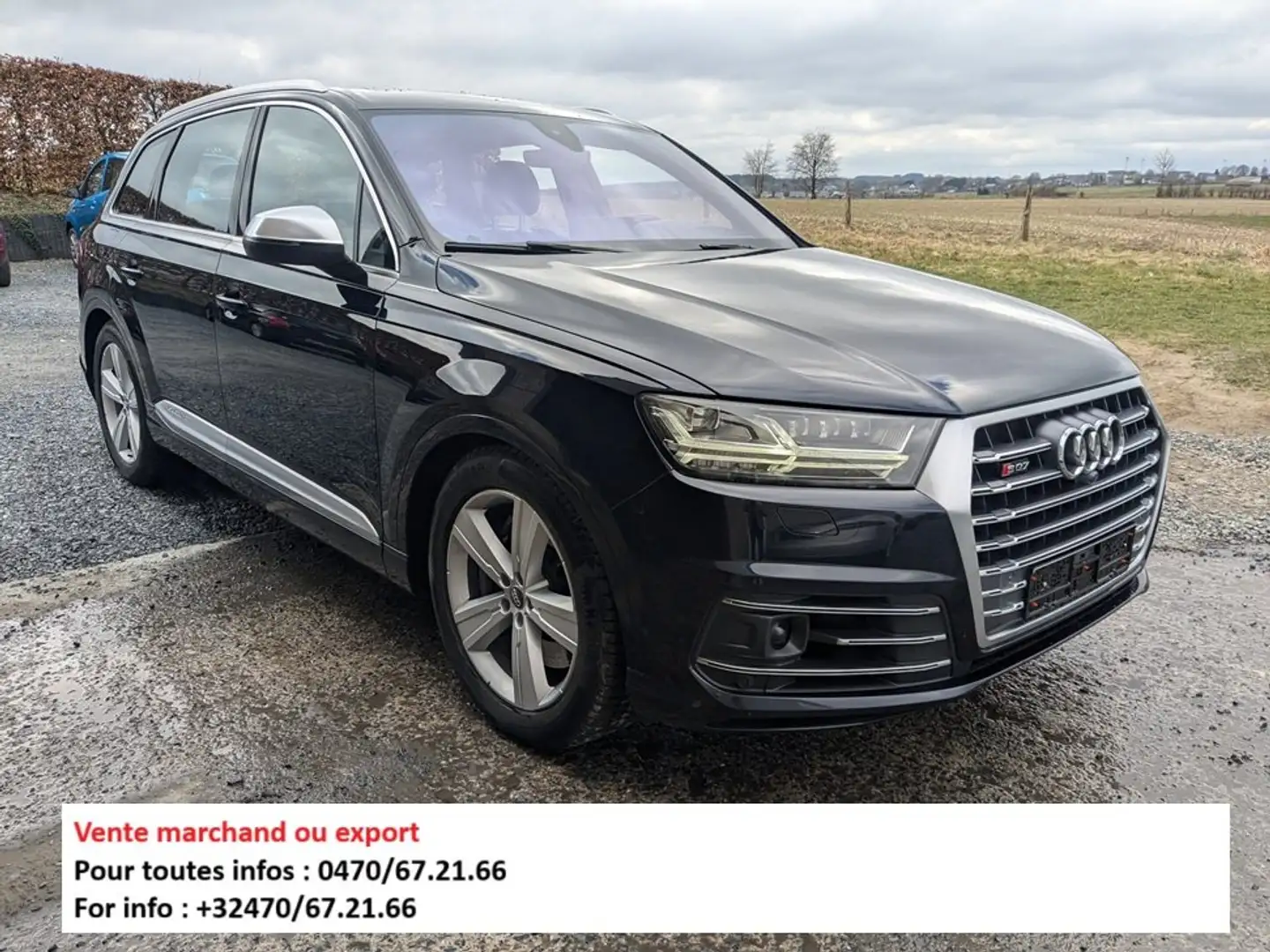 Audi SQ7 4.0 TDI V8 QUATTRO MARCHAND OU EXPORT Noir - 1