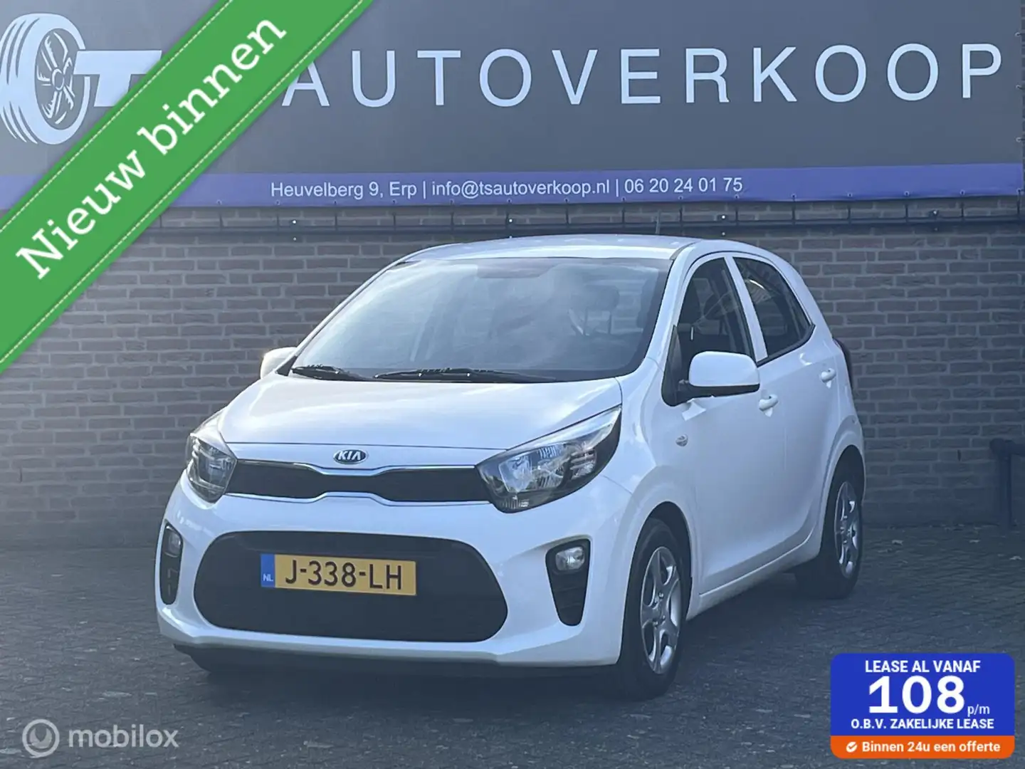 Kia Picanto 1.0 DPi ComfortLine 5p+CRUISE CONTROL+NAP Wit - 1
