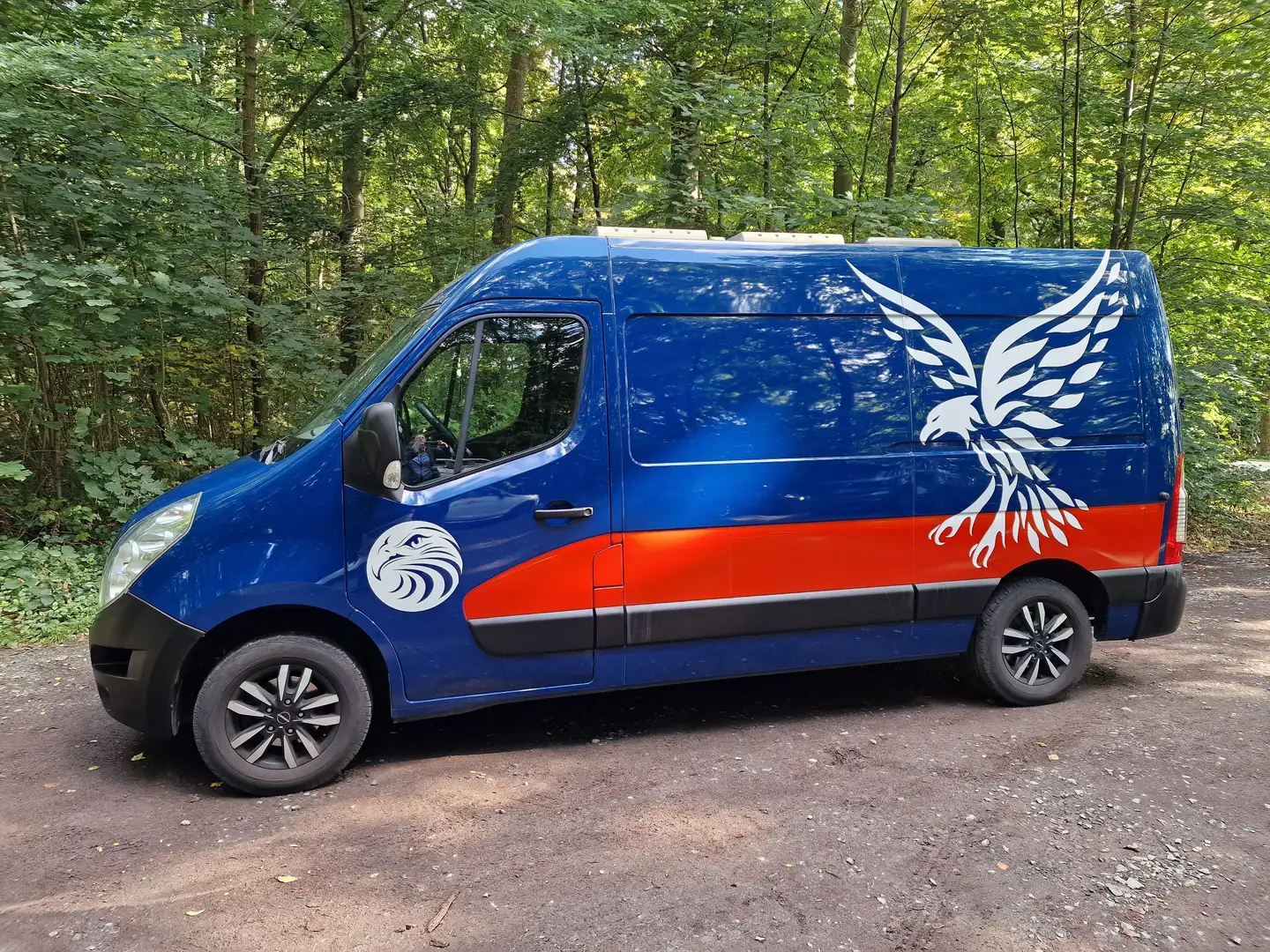 Renault Master Master dCi 125 FAP L2H2 teilverglast Blau - 1