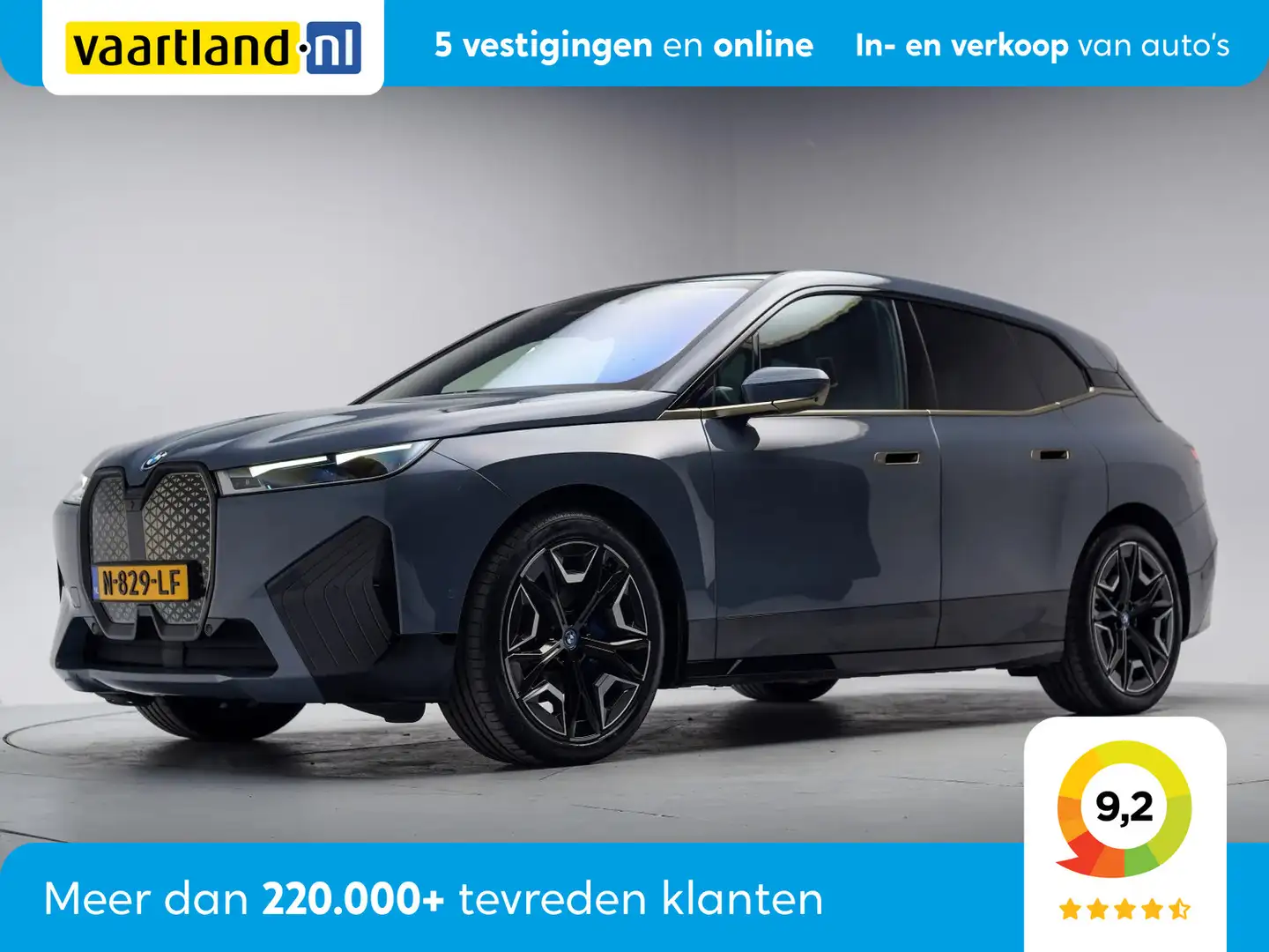 BMW iX xDrive 40 M Sport High Executive 77 kWh 3 fase [ P Grijs - 1