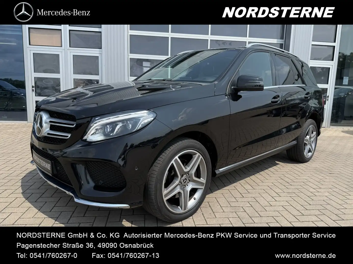 Mercedes-Benz GLE 350 GLE 350 d 4M AMG-LINE+DISTRONIC+PANORAMA+AHK+LED Zwart - 1