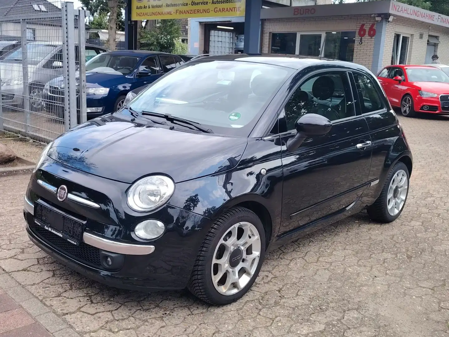 Fiat 500 / Klimaanlage / Schwarz - 1