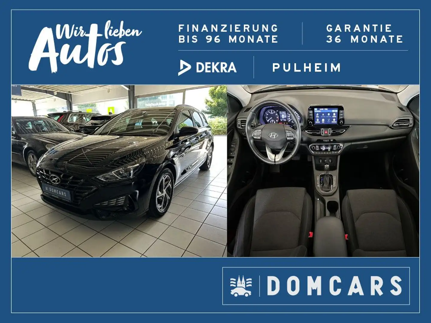 Hyundai i30 cw Edition 30/GARANTIE/ALU/CAR PLAY/KAMERA// Noir - 1