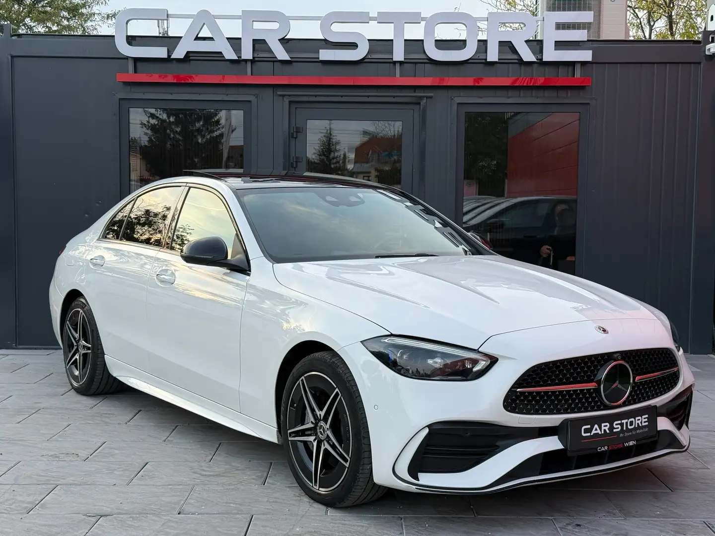 Mercedes-Benz C 300 e|360°|AMG-LINE|Pano|Keyless|Distro|HUD|D.Light Weiß - 1